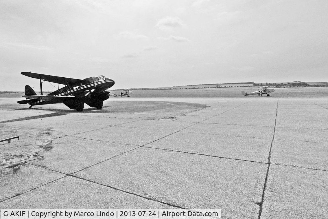 G-AKIF, 1944 De Havilland DH-89A Dominie/Dragon Rapide C/N 6838, Duxford
july 2013
