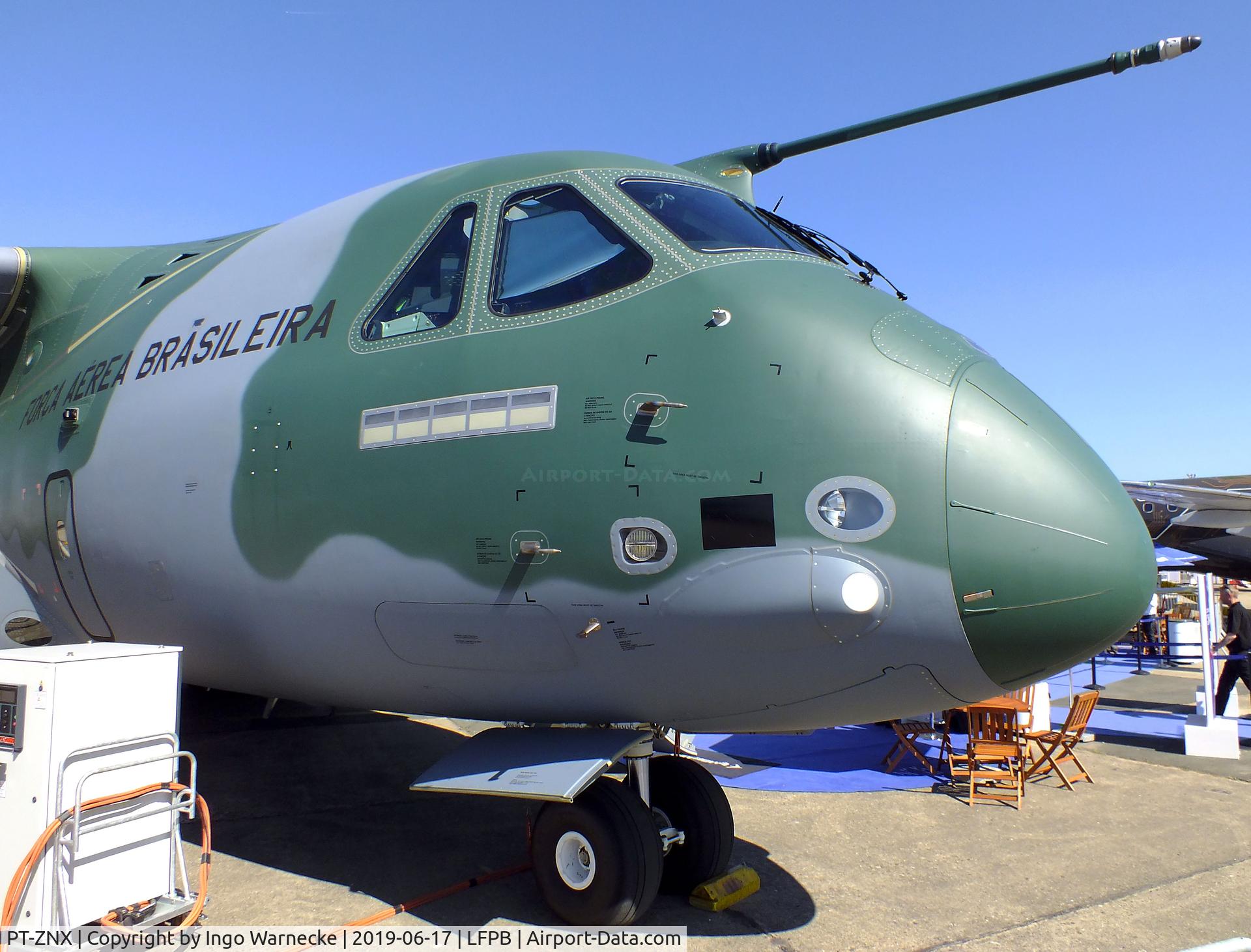 PT-ZNX, Embraer KC-390 (EMB-390) C/N 39000004, EMBRAER KC-390 (EMB-390) of the Forca Aerea Brasileira (Brazilian AF) at the Aerosalon 2019, Paris