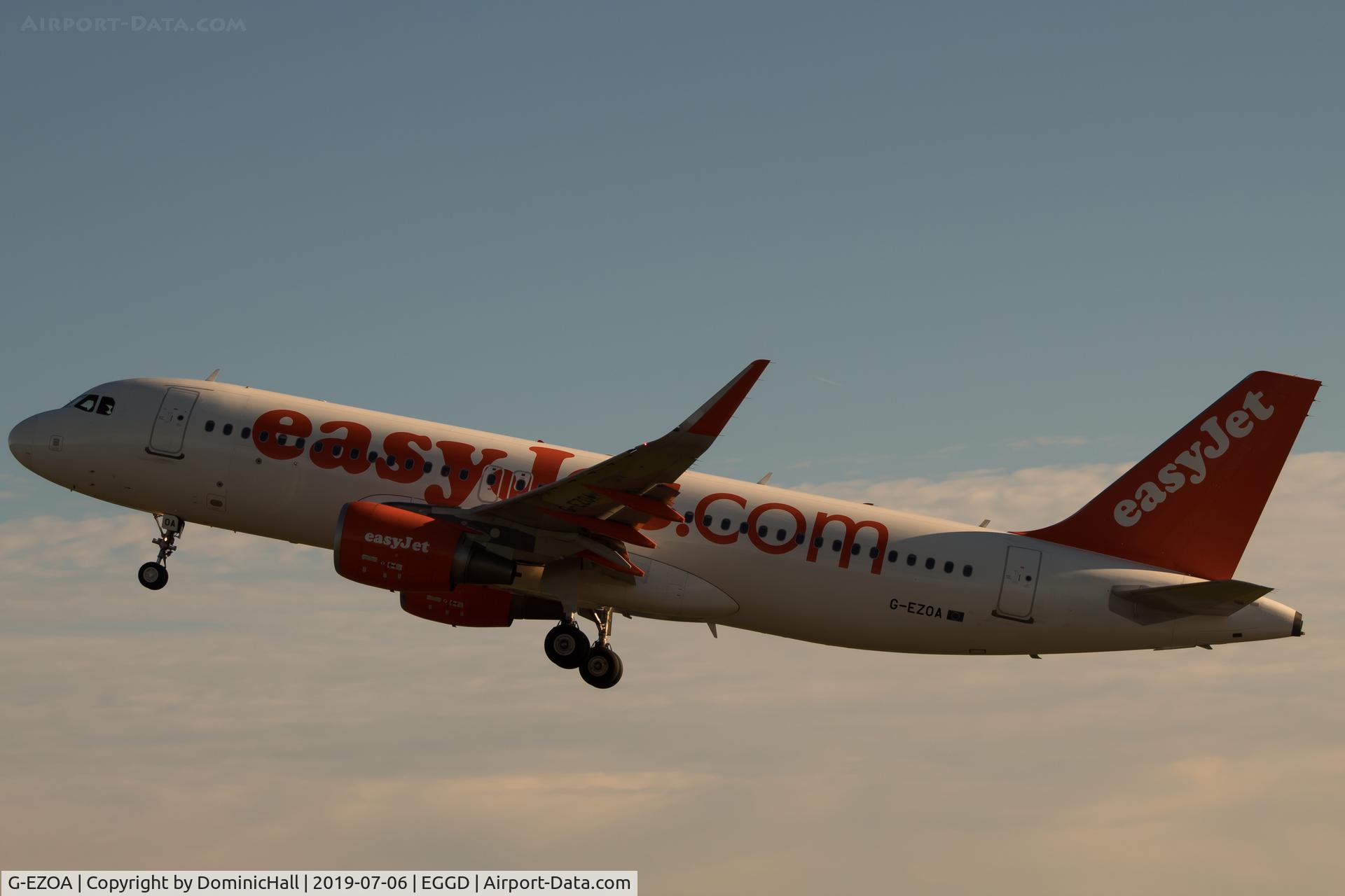 G-EZOA, 2014 Airbus A320-214 C/N 6412, Early morning Departure from RWY 27