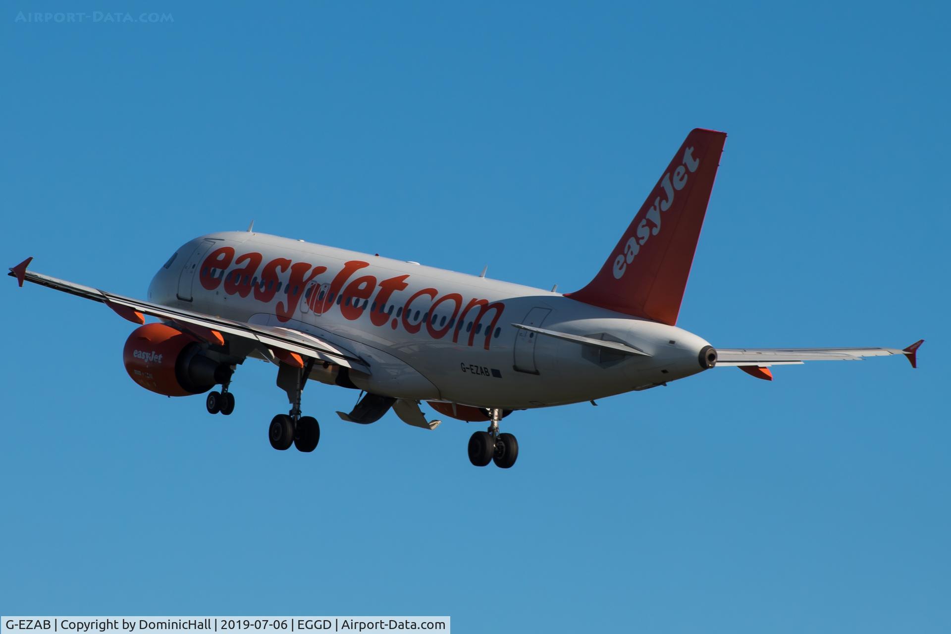 G-EZAB, 2006 Airbus A319-111 C/N 2681, Early morning Departure from RWY 27