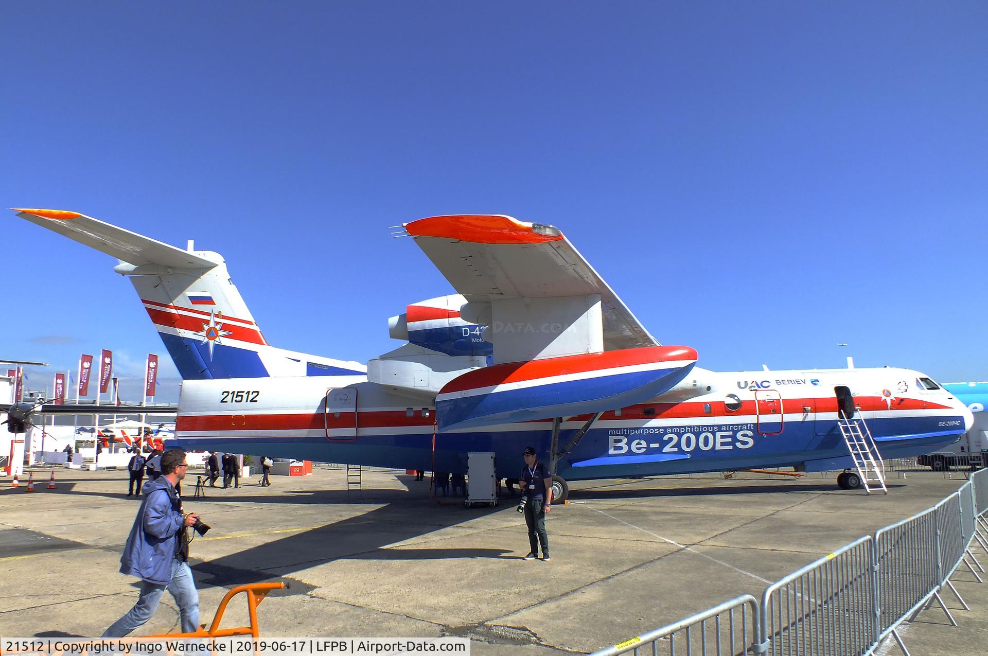 21512, 2002 Beriev Be-200ChS C/N 7682000003, Beriev Be-200ChS / Be-200ES at the Aerosalon 2019, Paris