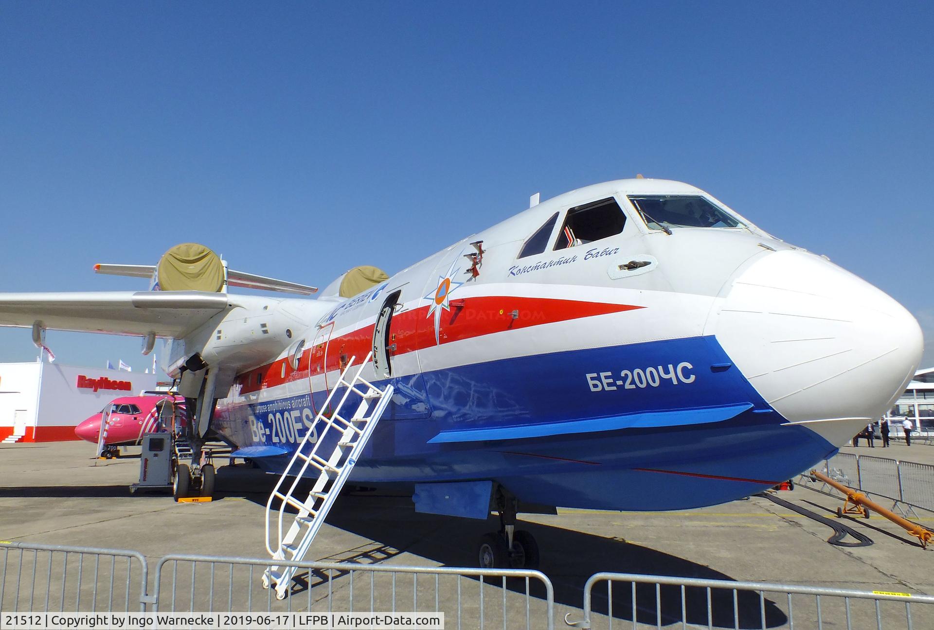 21512, 2002 Beriev Be-200ChS C/N 7682000003, Beriev Be-200ChS / Be-200ES at the Aerosalon 2019, Paris