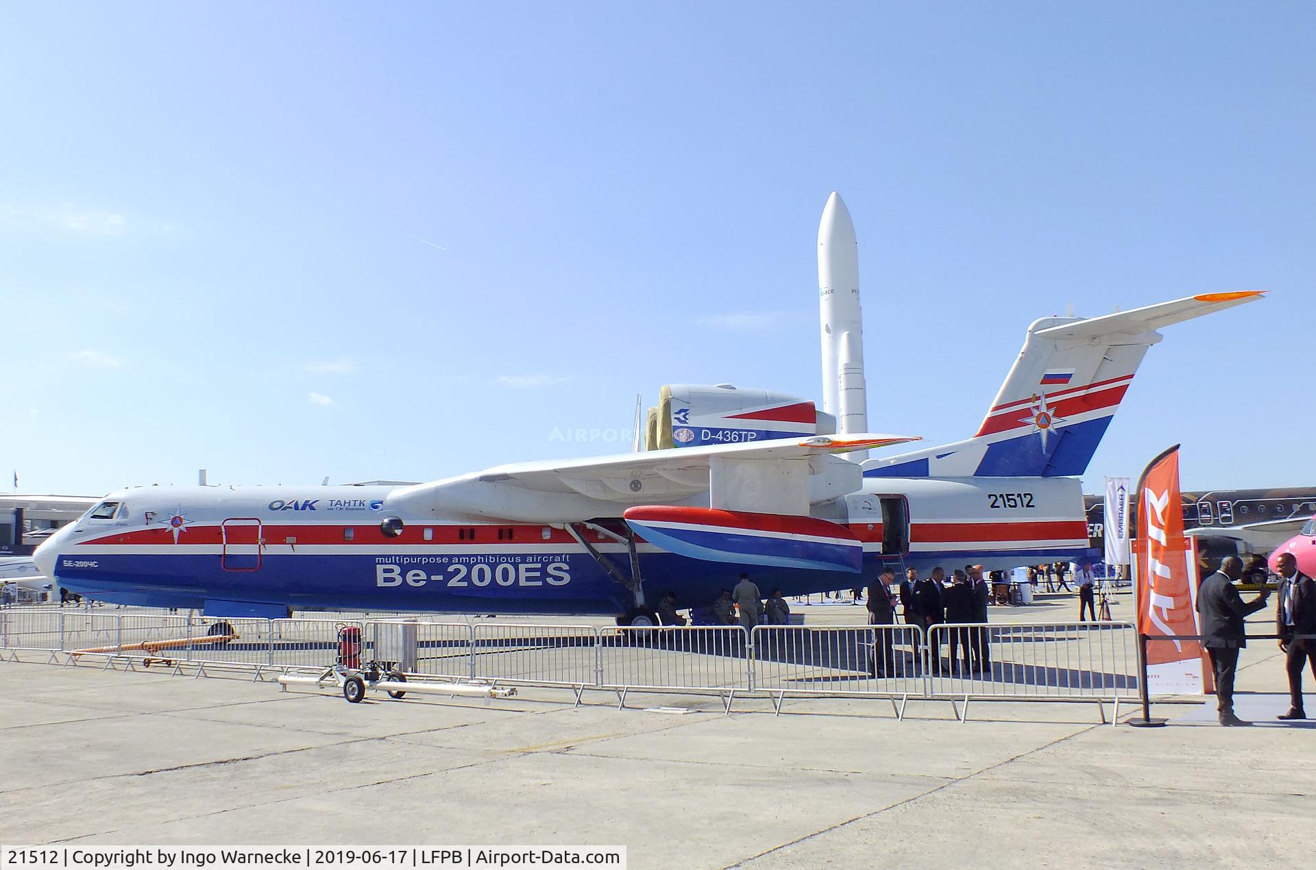21512, 2002 Beriev Be-200ChS C/N 7682000003, Beriev Be-200ChS / Be-200ES at the Aerosalon 2019, Paris