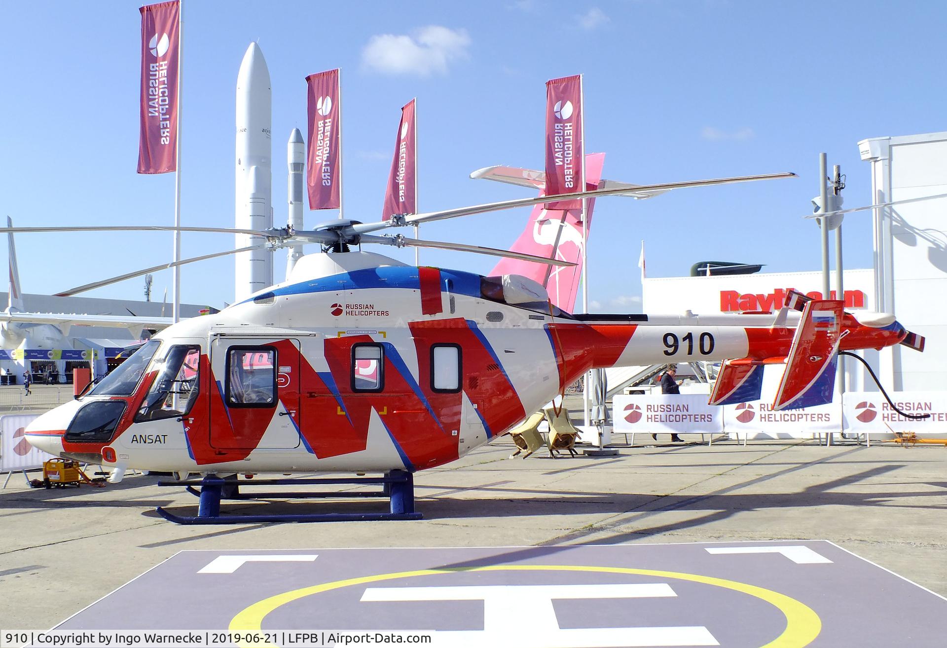 910, Kazan Helicopters Ansat C/N 33114, Kazan Helicopters Ansat at the Aerosalon 2019, Paris