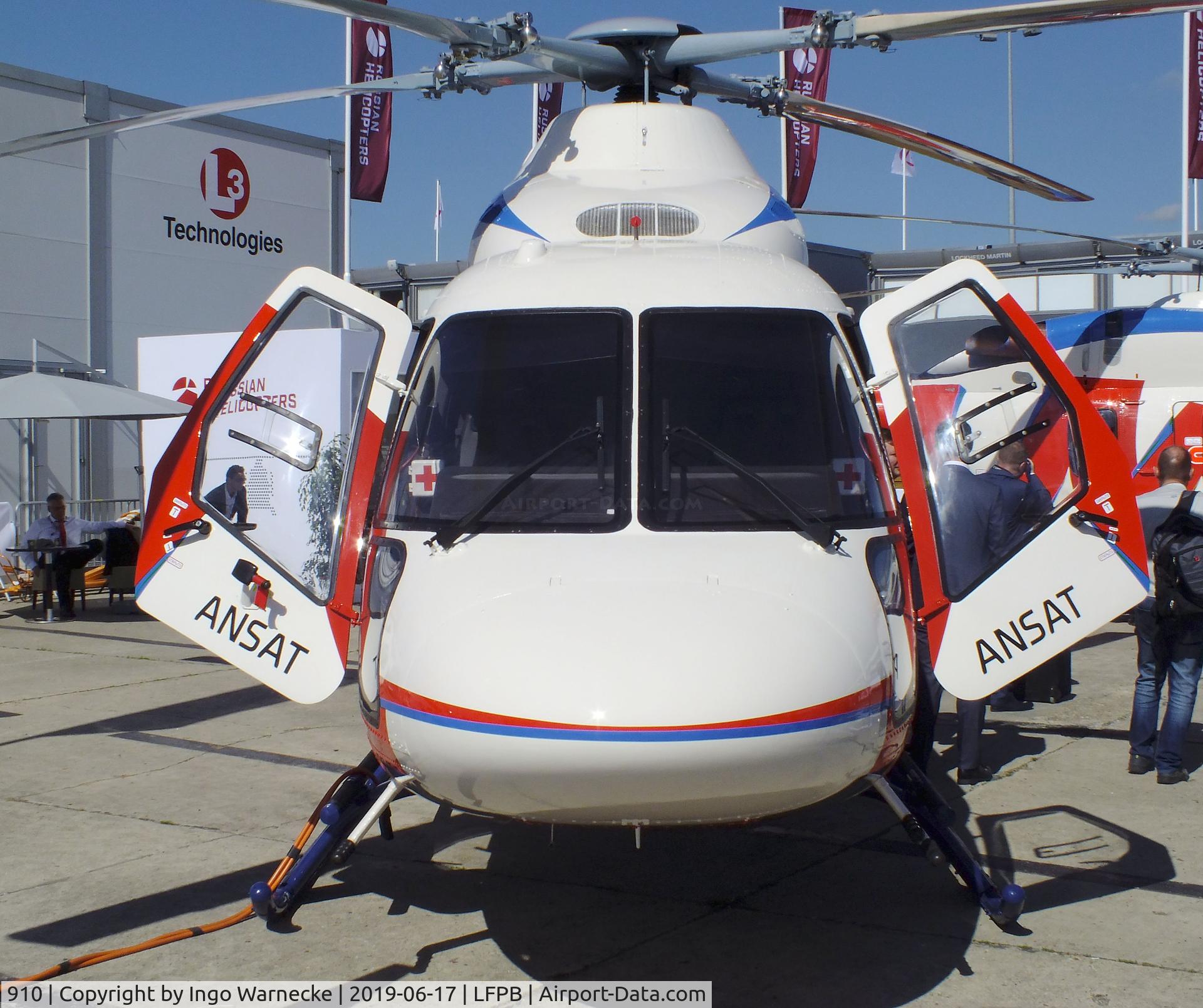 910, Kazan Helicopters Ansat C/N 33114, Kazan Helicopters Ansat at the Aerosalon 2019, Paris