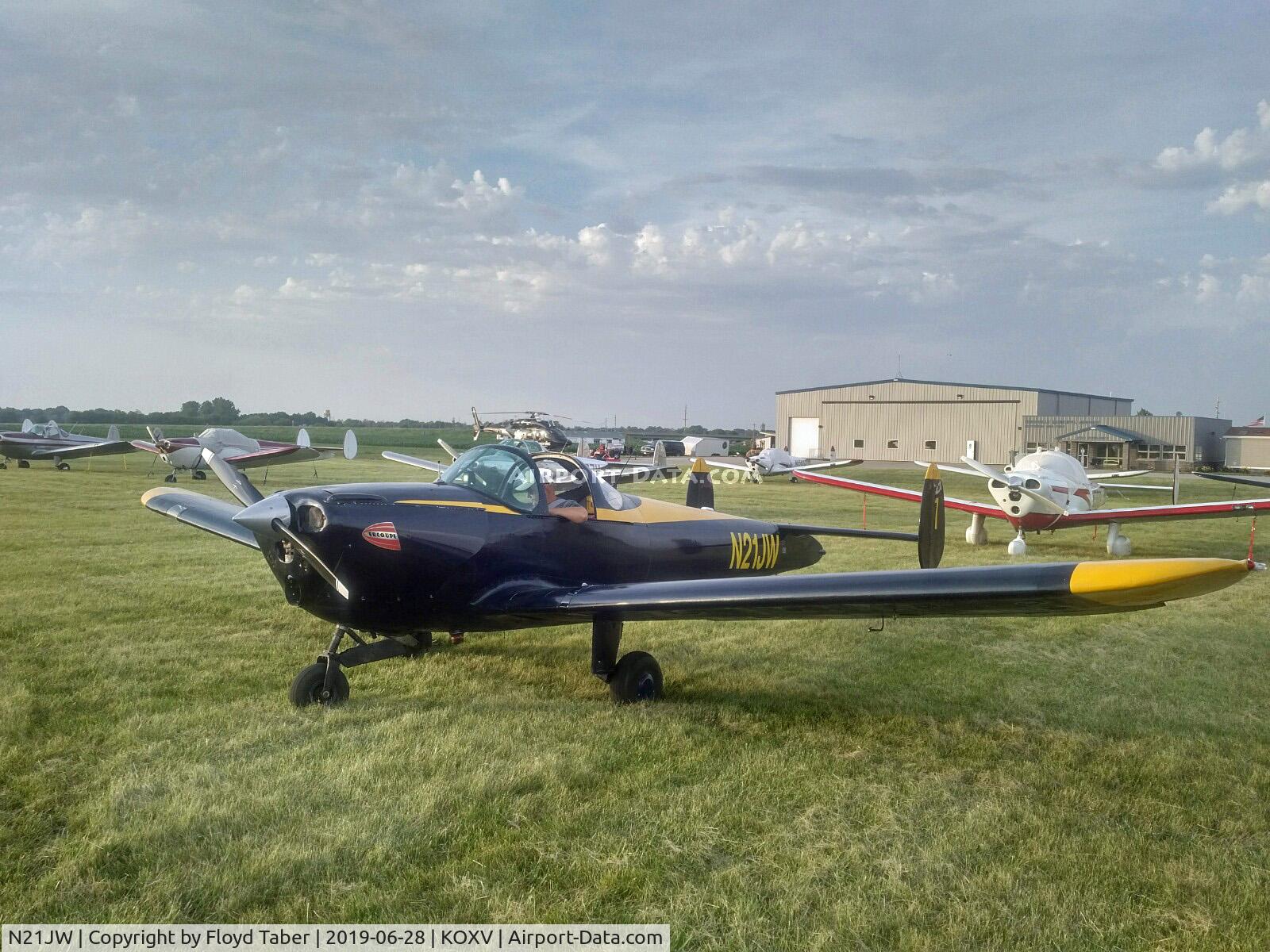 N21JW, 1946 Erco 415D Ercoupe C/N 2358, at the Ercoupe owners convention
