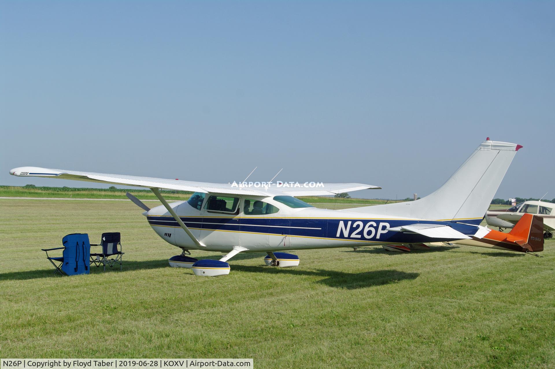 N26P, 1973 Cessna 182P Skylane C/N 18262090, Visitor at the Ercoupe owners convention
