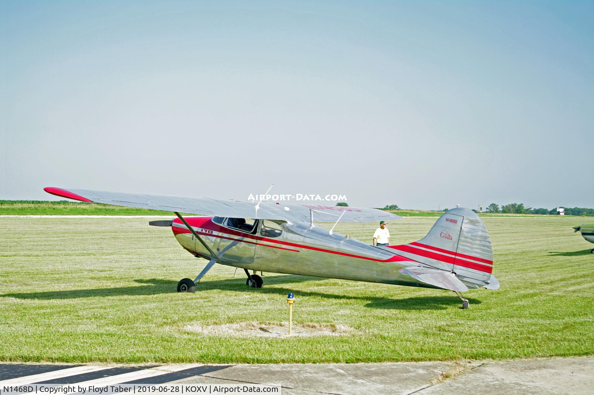N1468D, 1951 Cessna 170A C/N 20051, Visitor at the Ercoupe owners convention