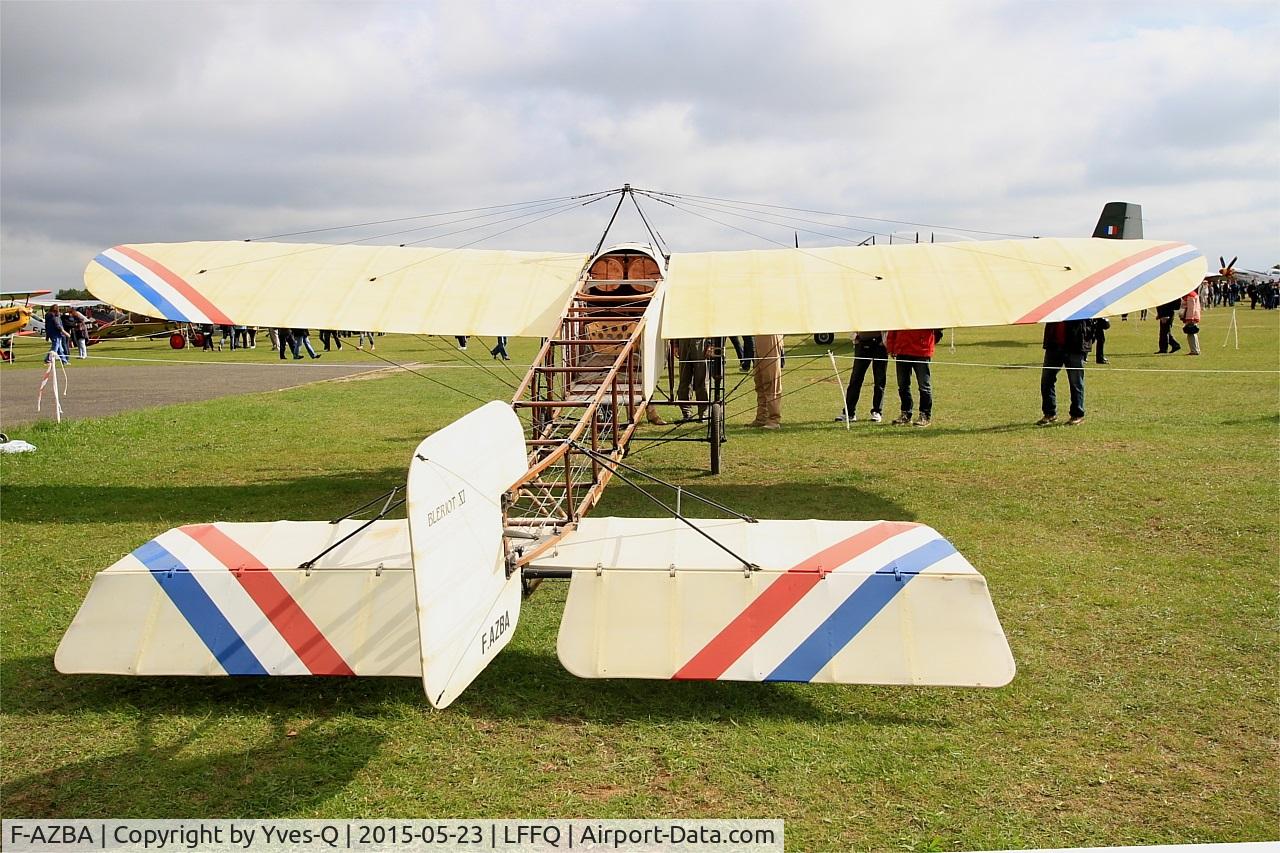 F-AZBA, Bleriot XI Replica C/N 1, Bleriot XI Replica, Static display, La Ferté-Alais airfield (LFFQ) Air show 2015