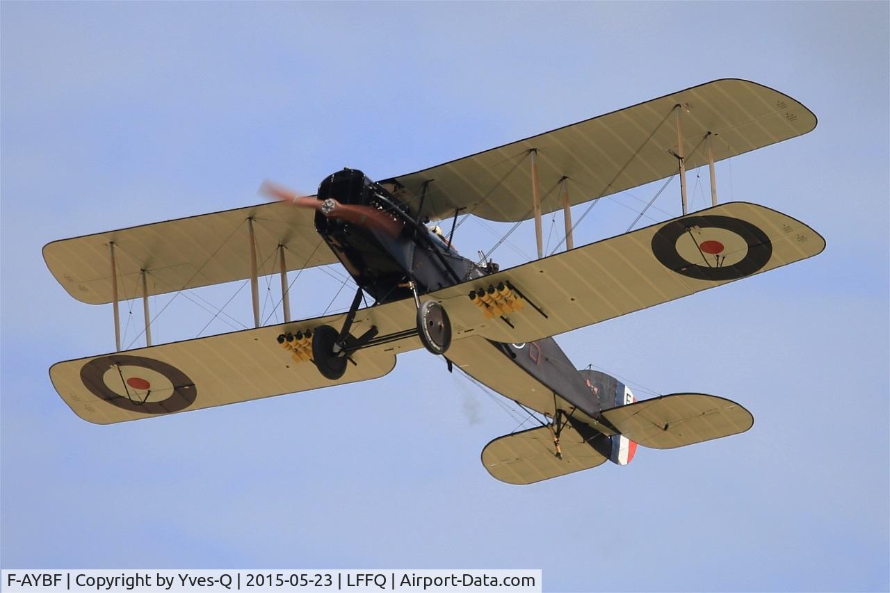 F-AYBF, Bristol F.2B Fighter C/N C794, Bristol F.2B Fighter, On display, La Ferté-Alais airfield (LFFQ) Airshow 2015