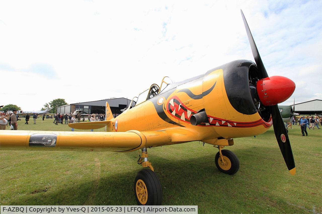 F-AZBQ, North American T-6G Texan C/N 182-535, North American T-6G Texan, Static display, La Ferté-Alais Airfield (LFFQ) Air show 2015