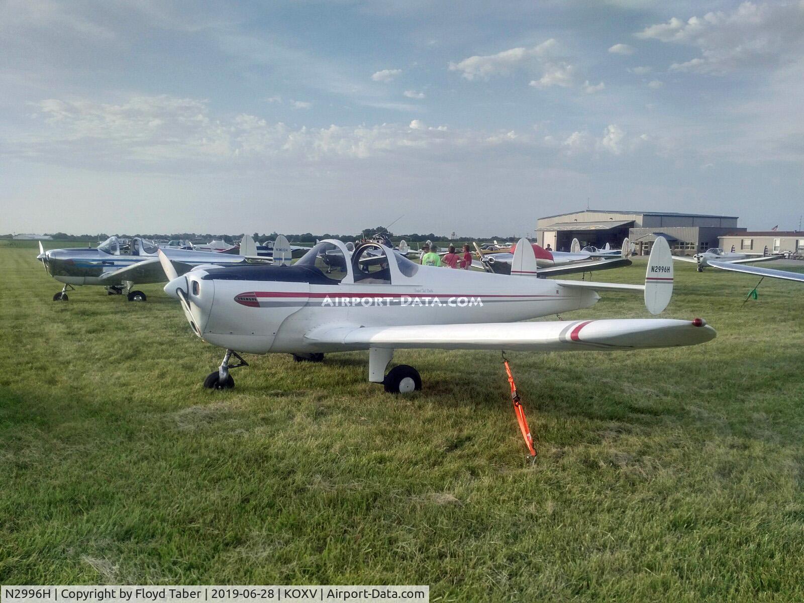 N2996H, 1946 Erco 415C Ercoupe C/N 3621, at the Ercoupe owners convention