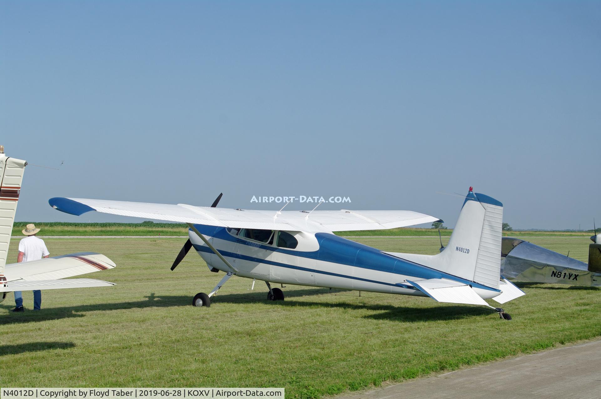 N4012D, 1957 Cessna 182A Skylane C/N 34712, Visitor at the Ercoupe owners convention