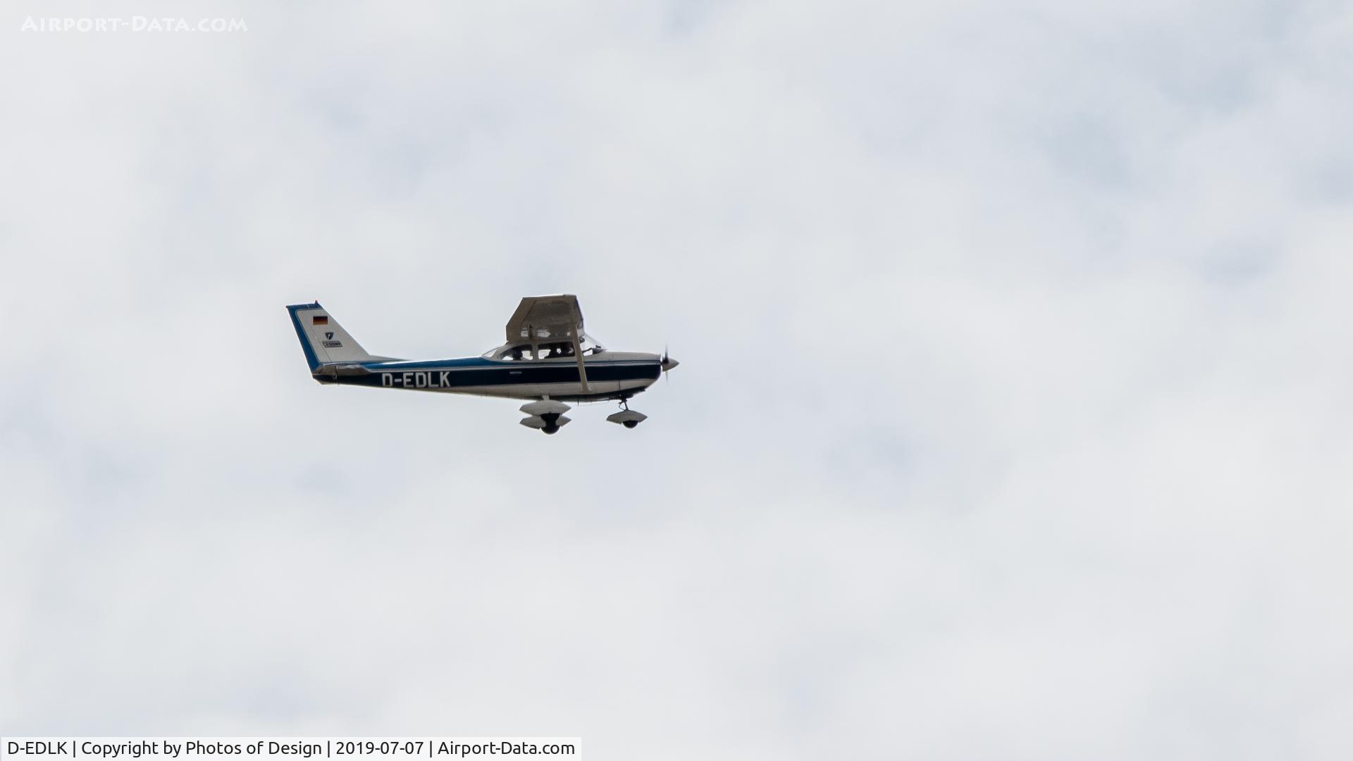 D-EDLK, Cessna FR172E Rocket Reims Rocket C/N D-EDLK, Virtual Radar gesichtet