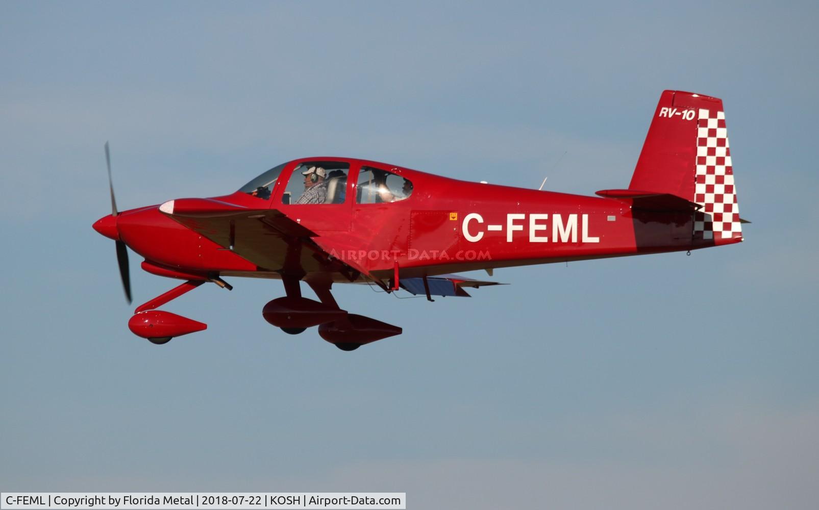 C-FEML, 2018 Vans RV-10 C/N 40740, Air Venture 2018