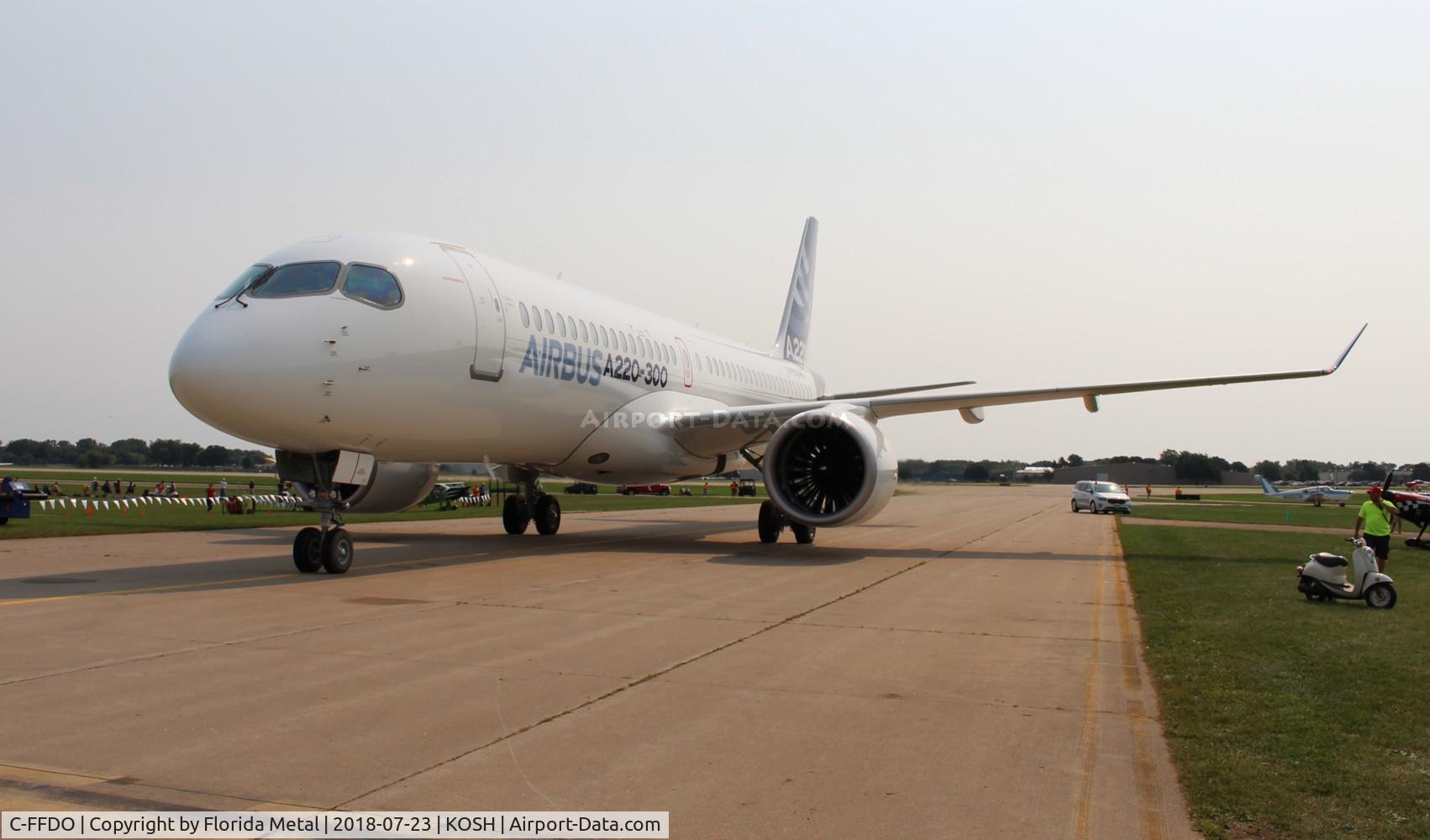 C-FFDO, 2015 Bombardier CSeries CS300 (BD-500-1A11) C/N 55002, Airbus A220 at Air Venture 2018