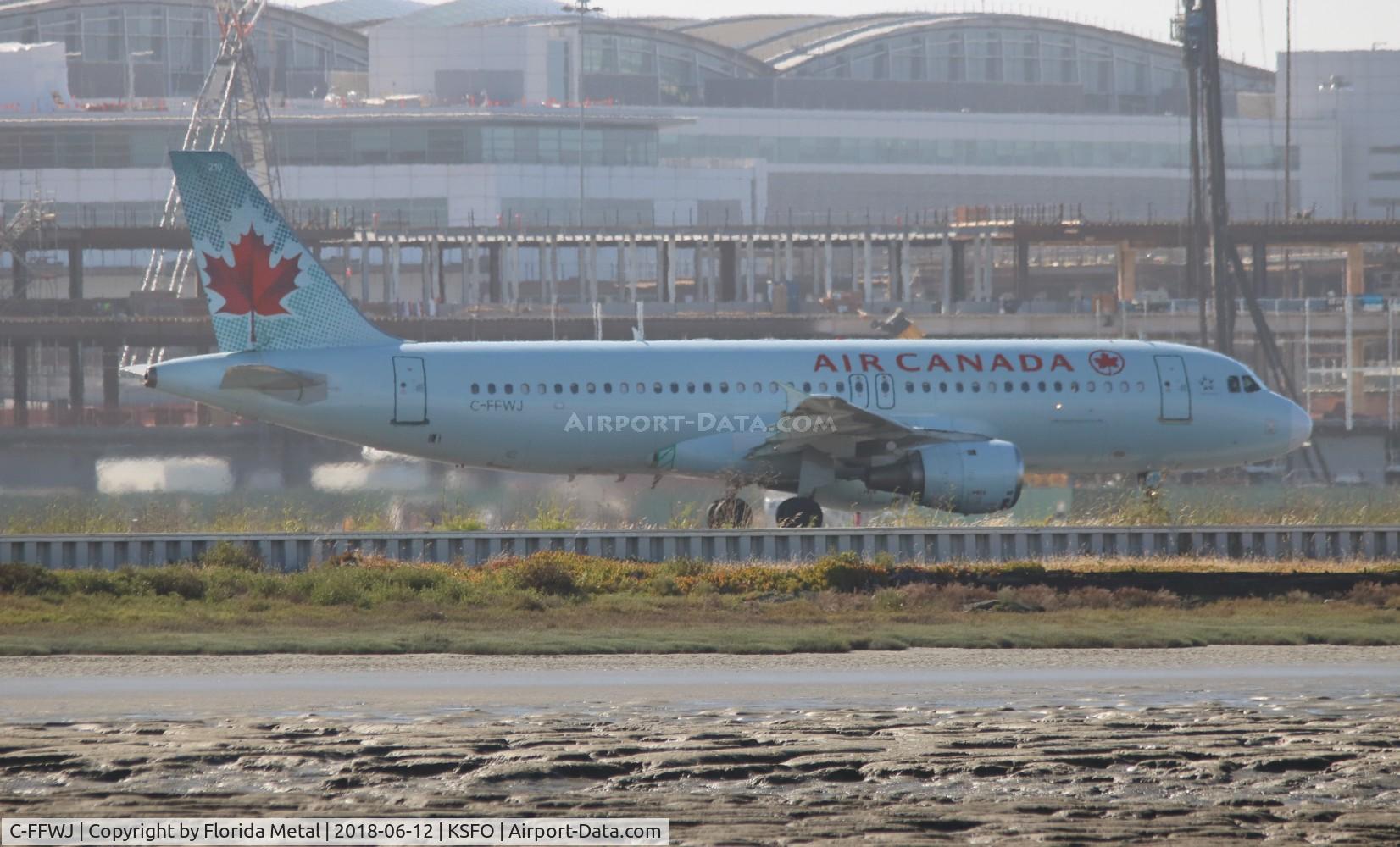 C-FFWJ, 1990 Airbus A320-211 C/N 150, SFO spotting