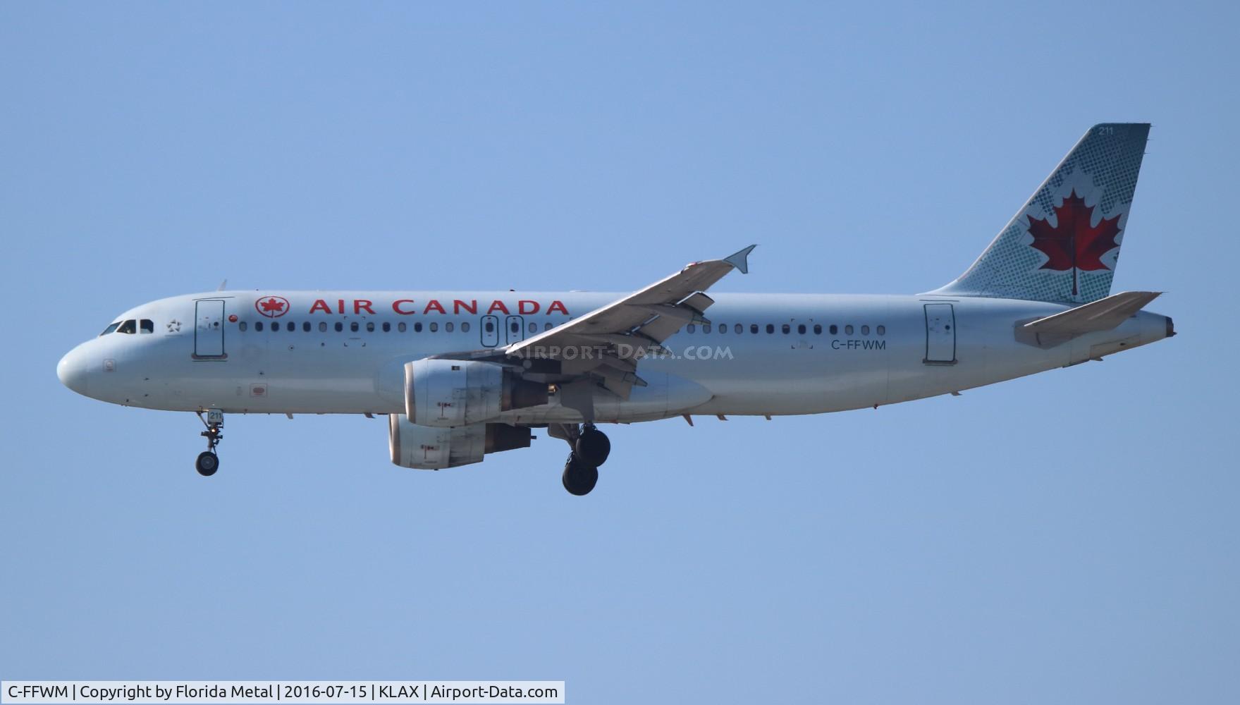 C-FFWM, 1991 Airbus A320-211 C/N 154, LAX spotting