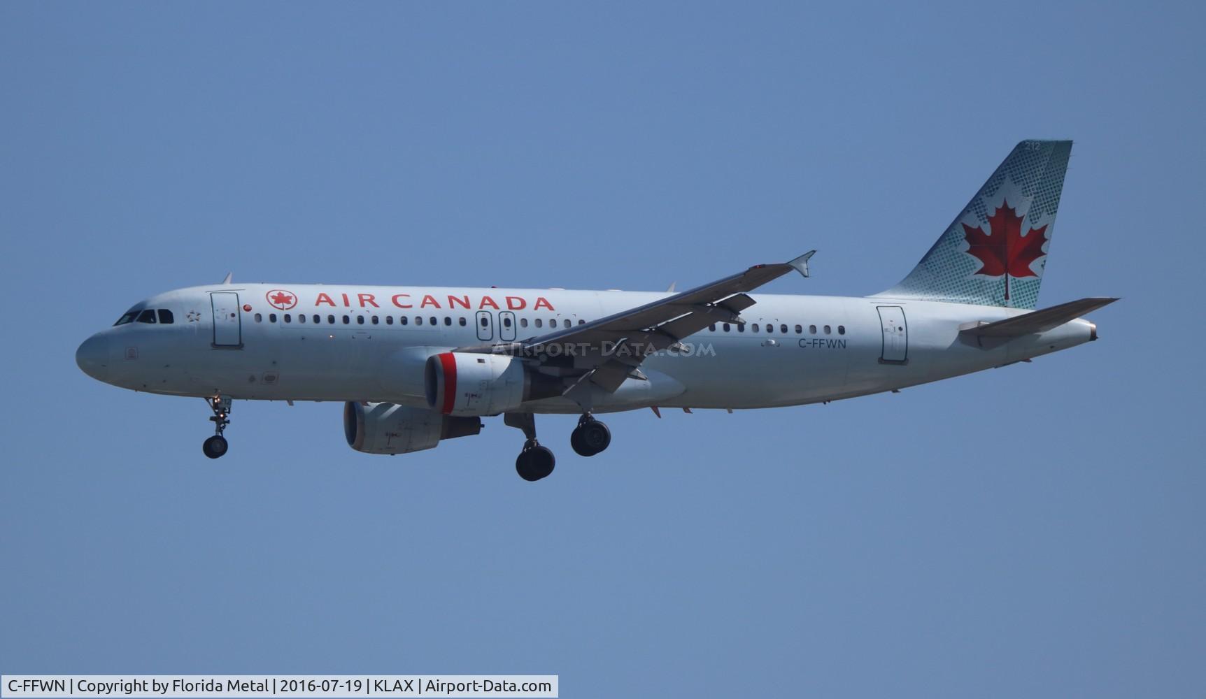 C-FFWN, 1991 Airbus A320-211 C/N 159, LAX spotting