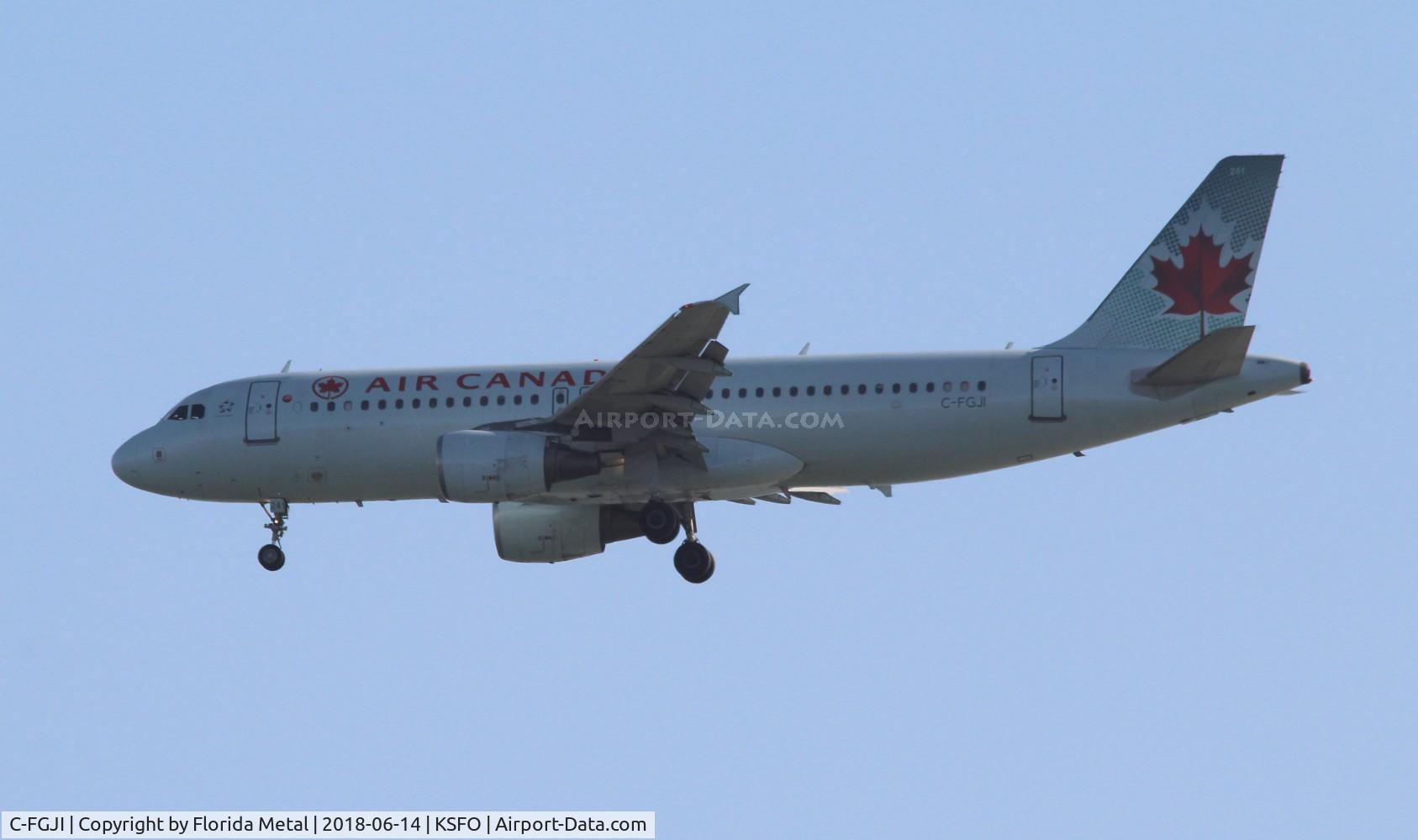 C-FGJI, 2002 Airbus A320-214 C/N 1787, SFO spotting