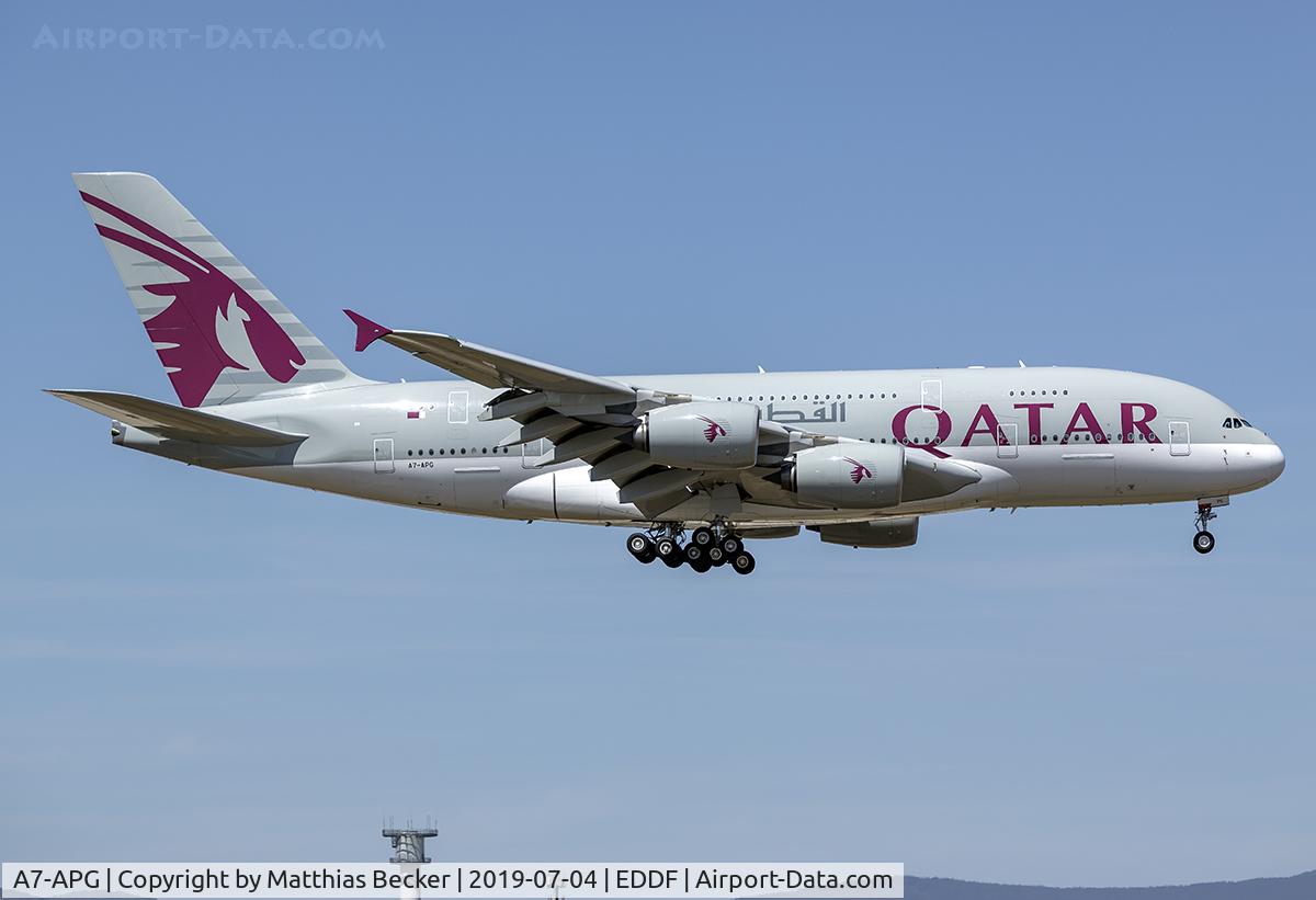 A7-APG, 2016 Airbus A380-861 C/N 193, A7-APG