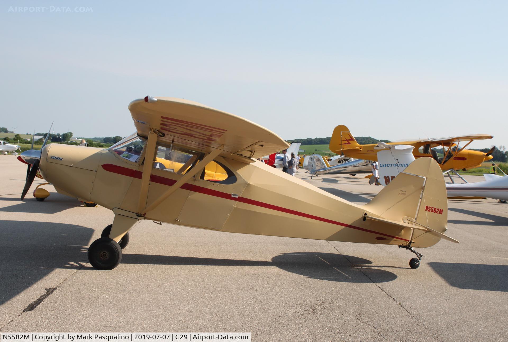 N5582M, Piper PA-16 Clipper C/N 16-40, Piper PA-16