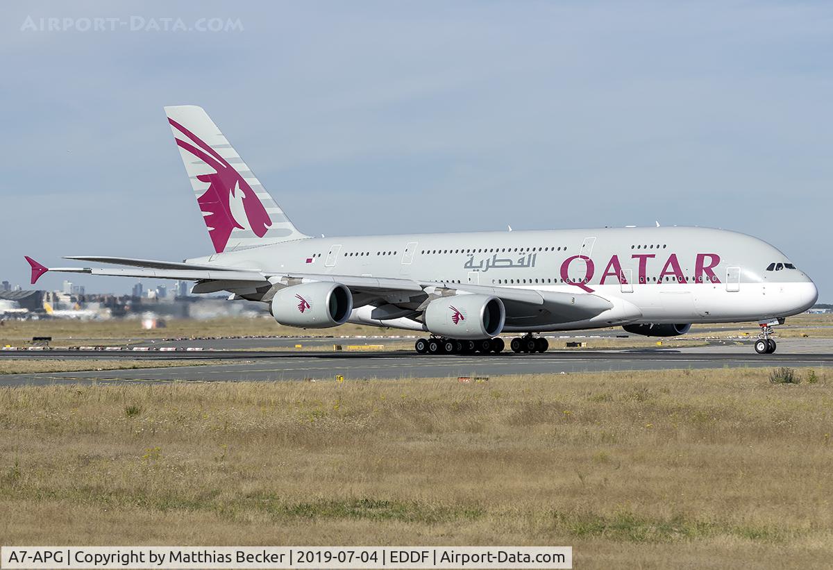 A7-APG, 2016 Airbus A380-861 C/N 193, A7-APG