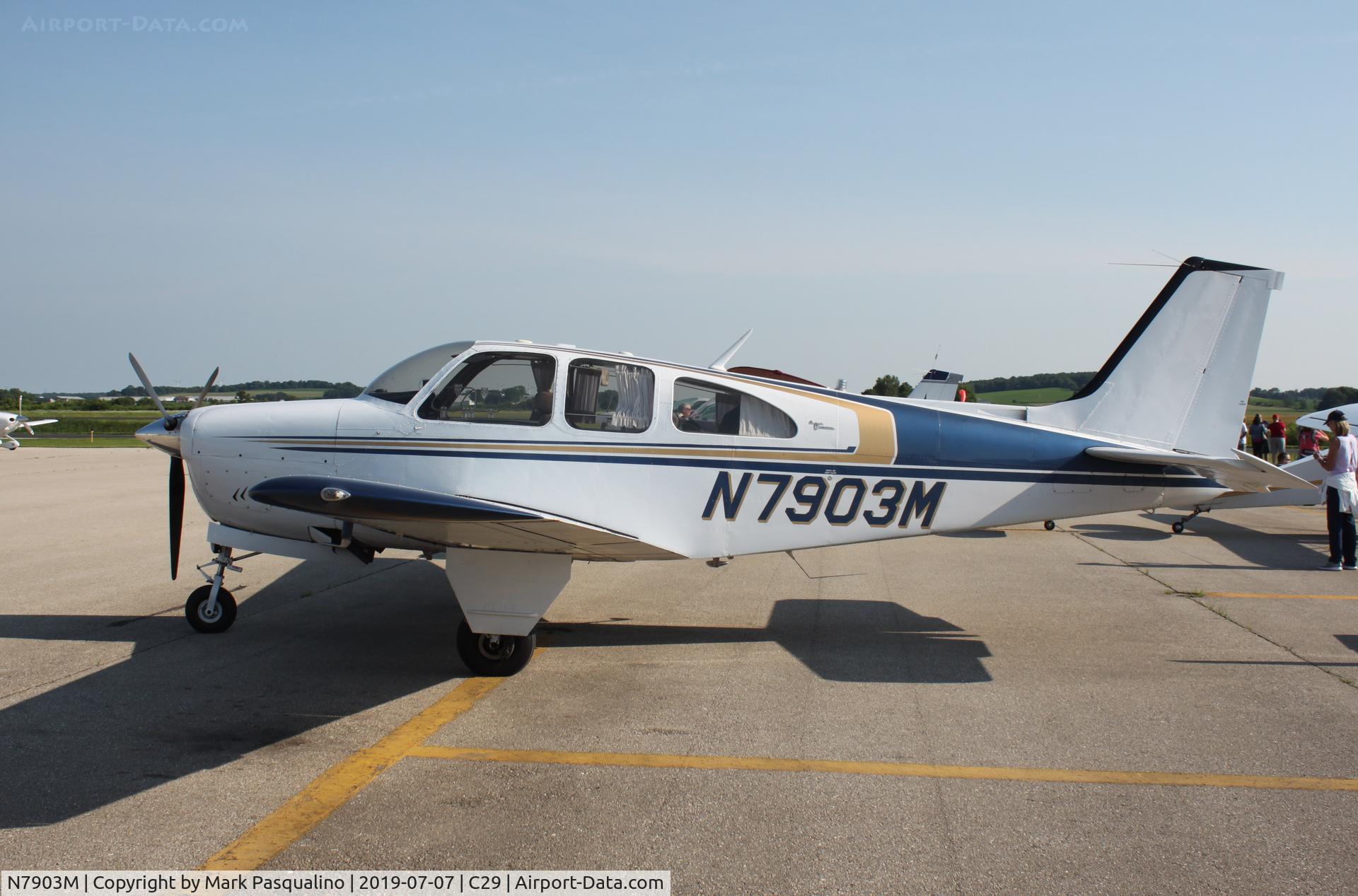 N7903M, 1966 Beech 35-C33A Debonair C/N CE-72, Beech C33A