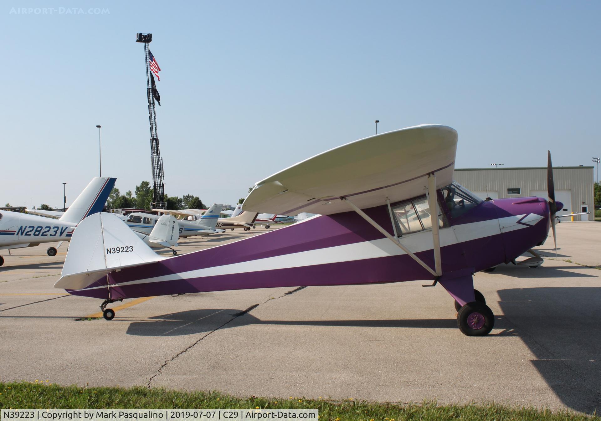 N39223, 1945 Taylorcraft BC12-D C/N 6477, Taylorcraft BC12-D