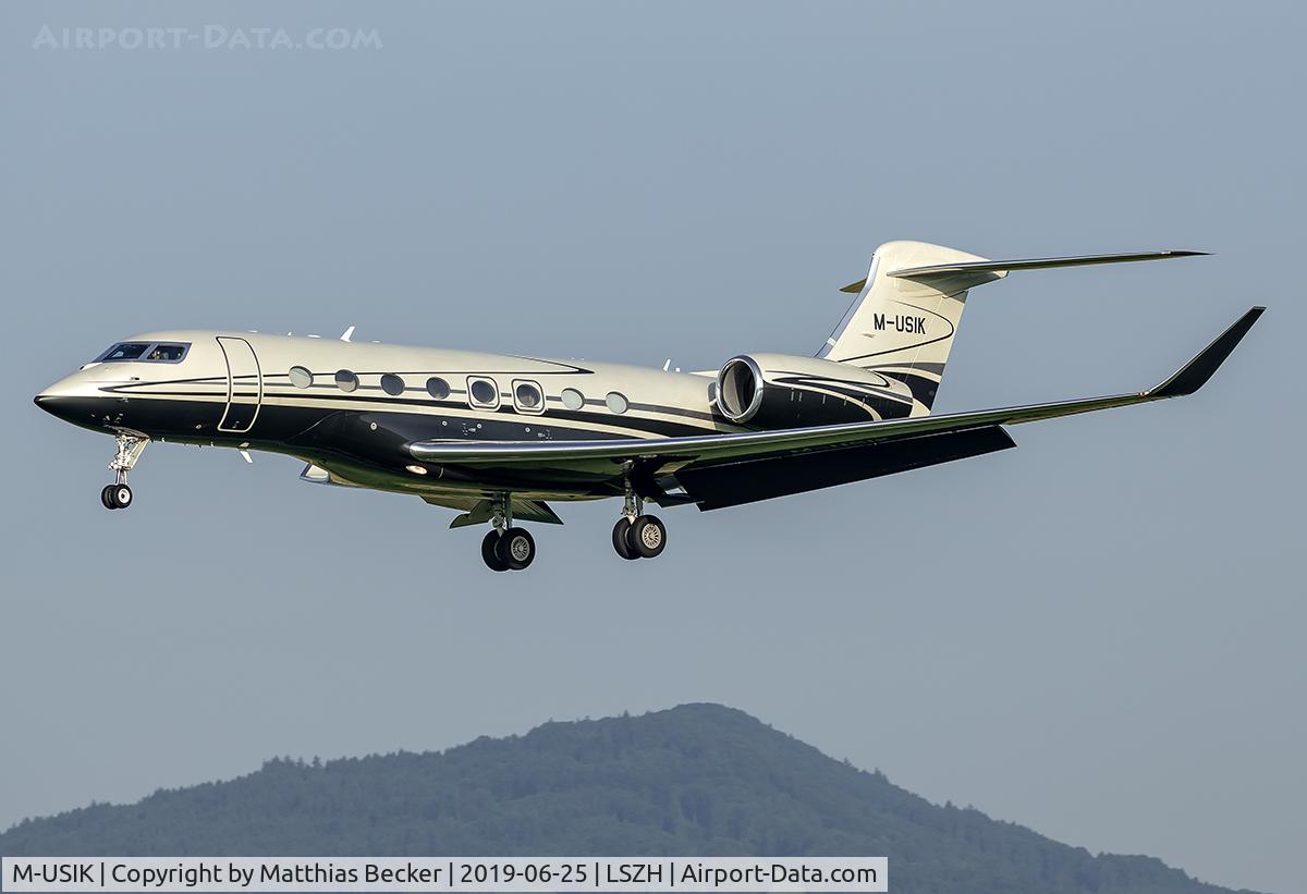 M-USIK, 2013 Gulfstream Aerospace G650 (G-VI) C/N 6037, M-USIK