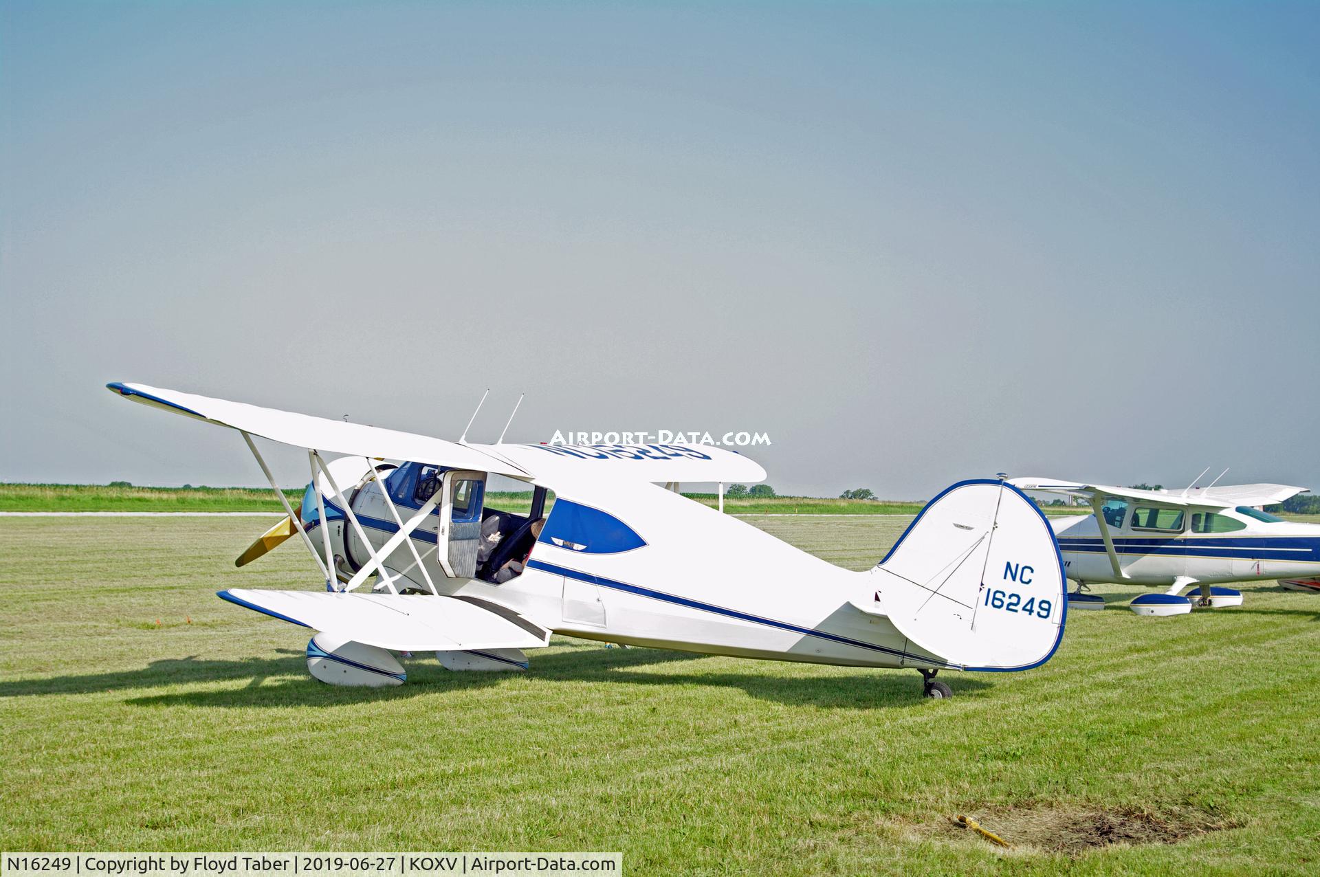 N16249, 1936 Waco YKS-6 C/N 4466, Visitor at the national ercoupe convention