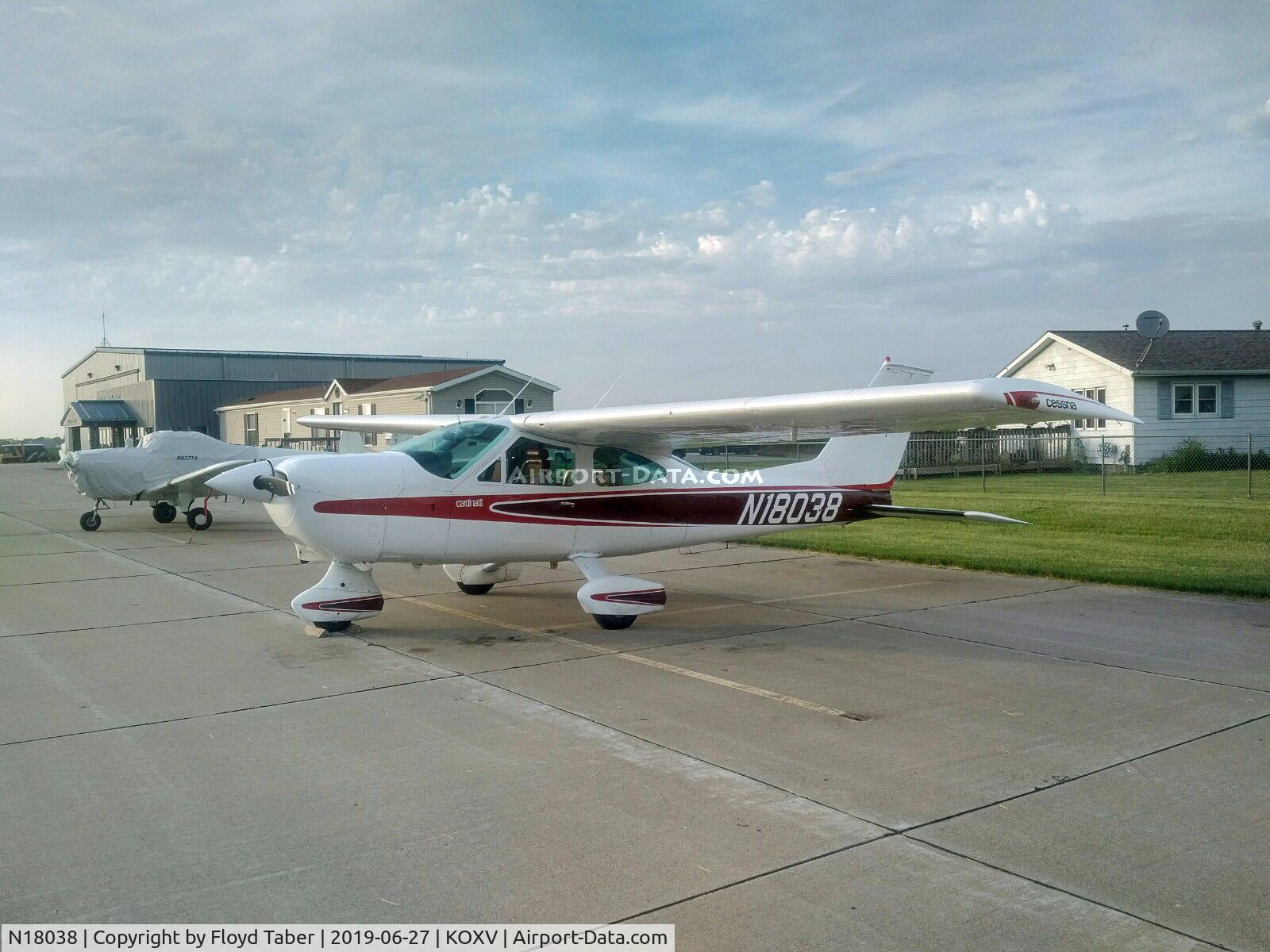 N18038, 1976 Cessna 177B Cardinal C/N 17702526, FOR SALE TIED DOWN