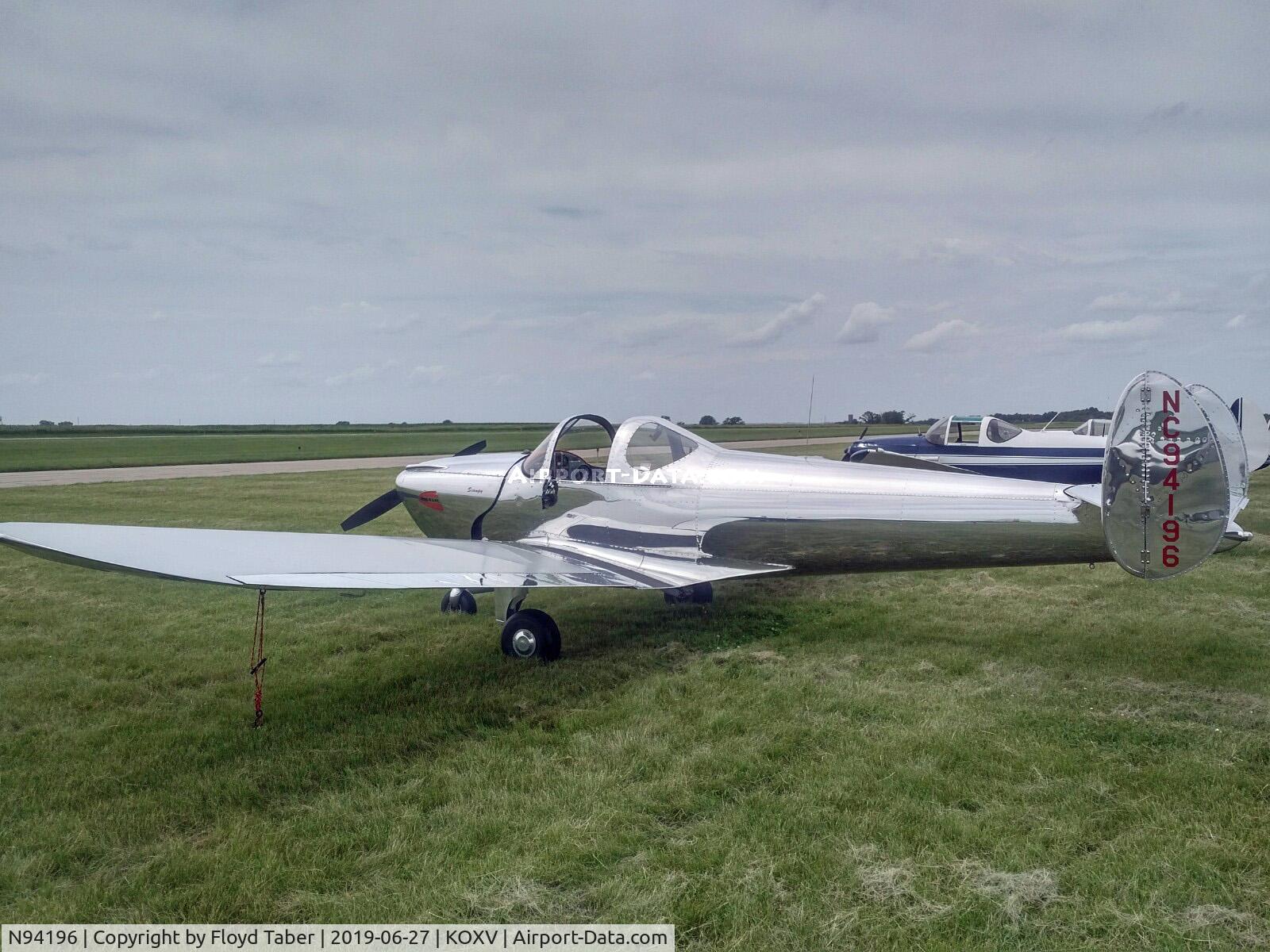 N94196, 1946 Erco 415D Ercoupe C/N 1519, At the National Ercoupe Owners Convention Knoxville Iowa