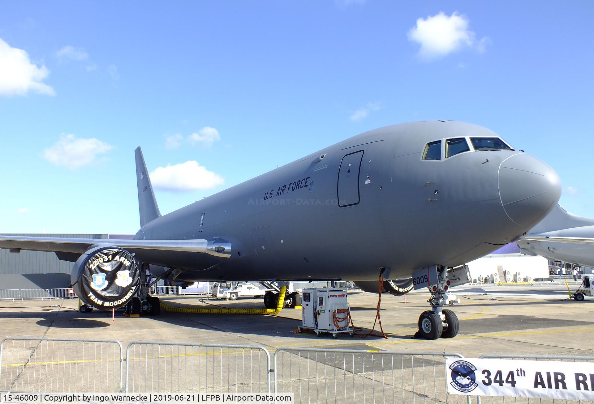 15-46009, 2017 Boeing KC-46A Pegasus C/N 41858, Boeing KC-46A Pegasus of the US Air Force at the Aerosalon 2019, Paris