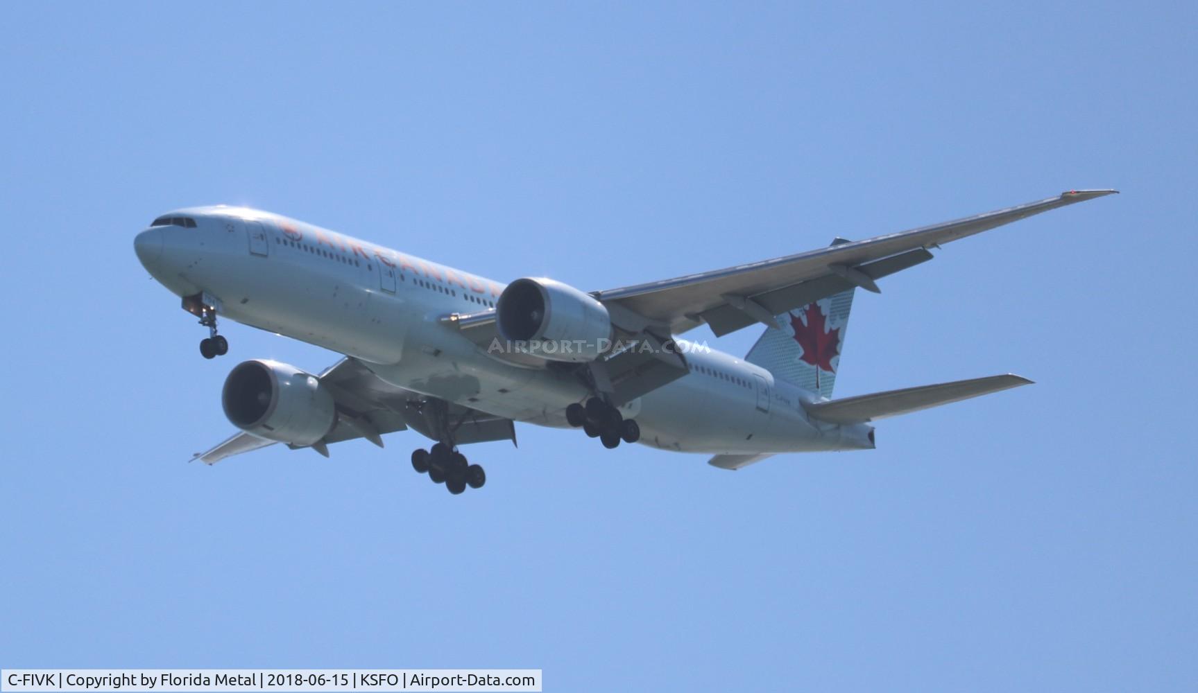 C-FIVK, 2008 Boeing 777-233/LR C/N 35245, SFO spotting