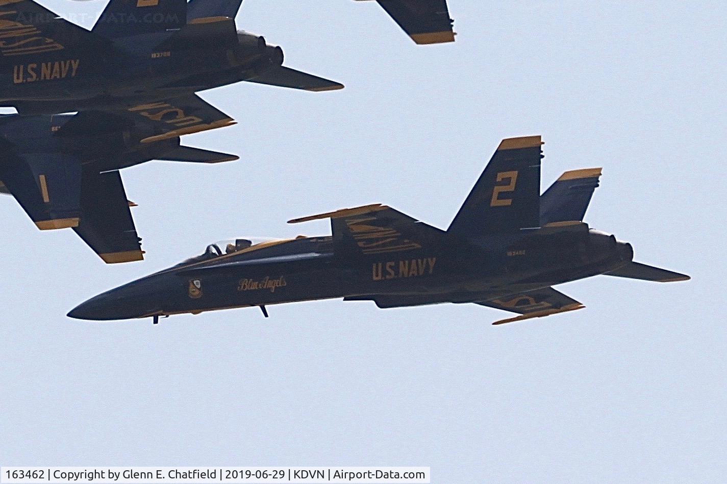 163462, 1988 McDonnell Douglas F/A-18C Hornet C/N 0683/C027, At the Quad Cities Air Show