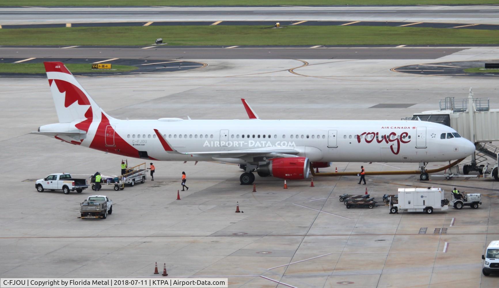 C-FJOU, 2015 Airbus A321-211 C/N 6873, TPA spotting