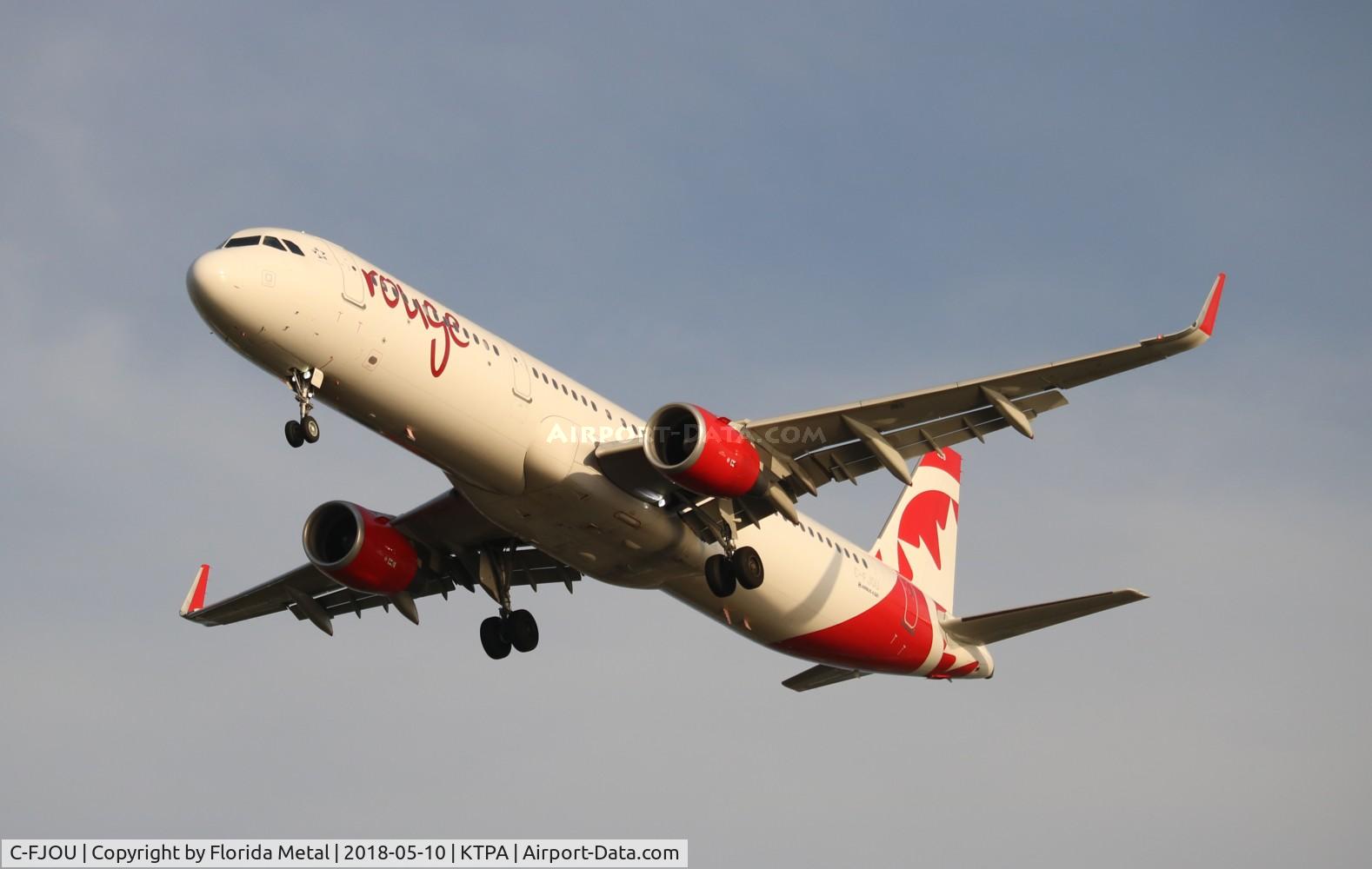 C-FJOU, 2015 Airbus A321-211 C/N 6873, TPA spotting