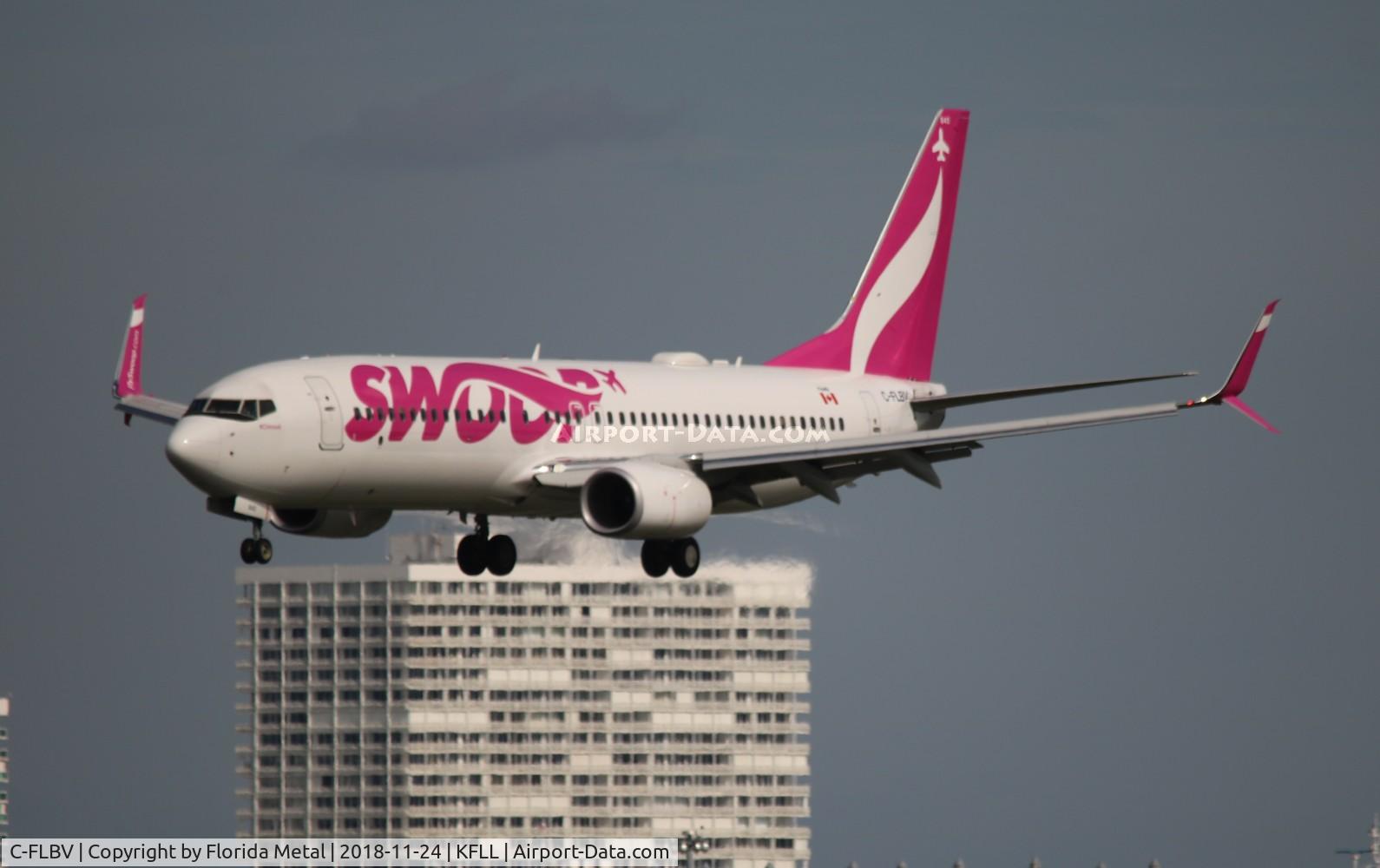 C-FLBV, 2015 Boeing 737-8CT C/N 40836, FLL spotting