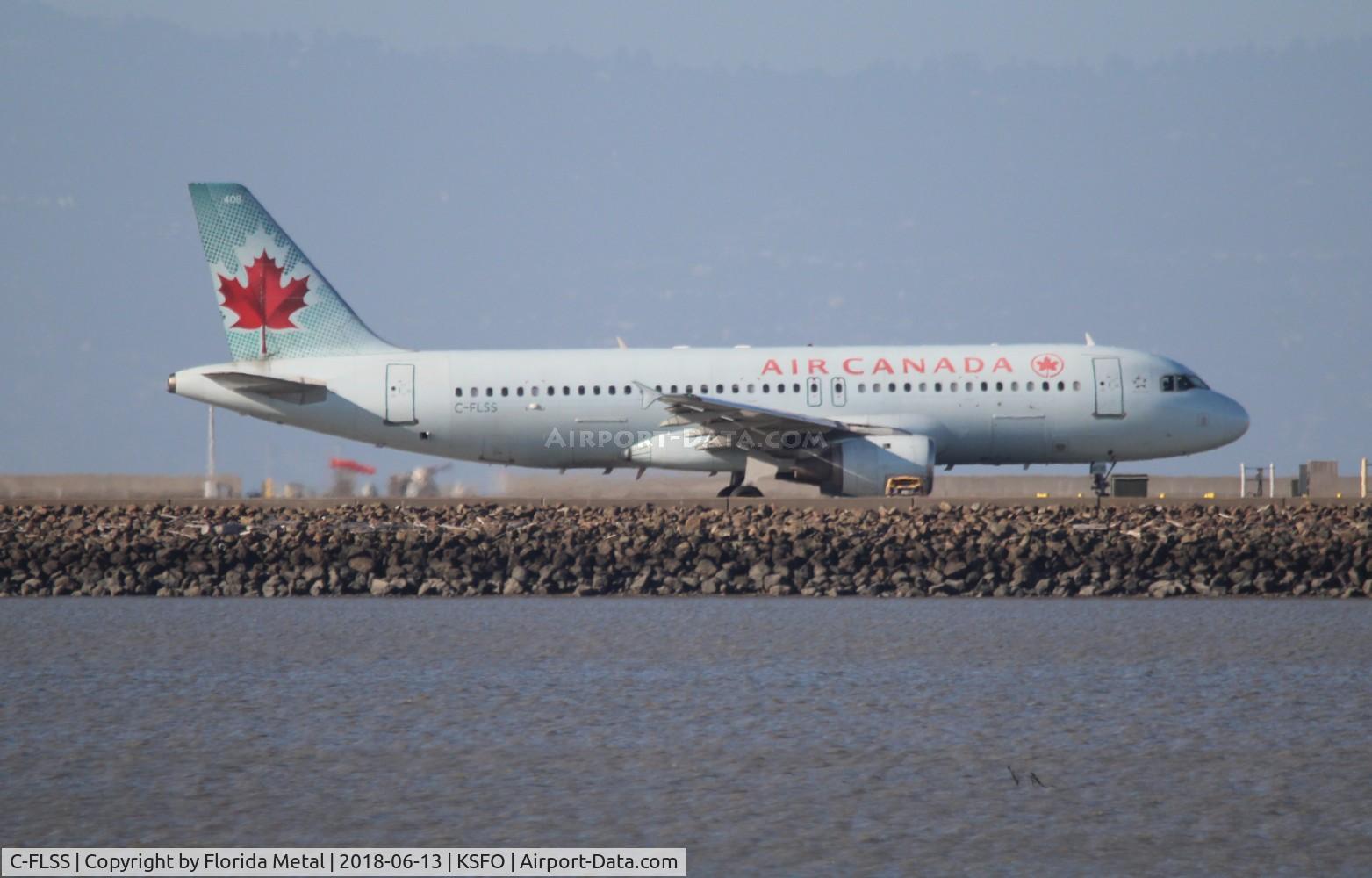 C-FLSS, 1992 Airbus A320-211 C/N 284, SFO spotting