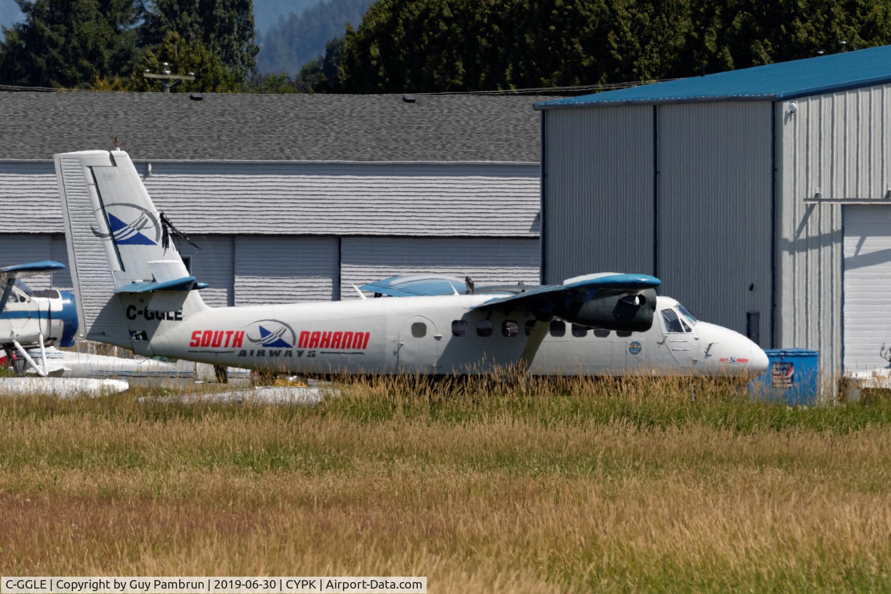 C-GGLE, 1966 De Havilland Canada DHC-6-100 Twin Otter C/N 71, Two engines removed