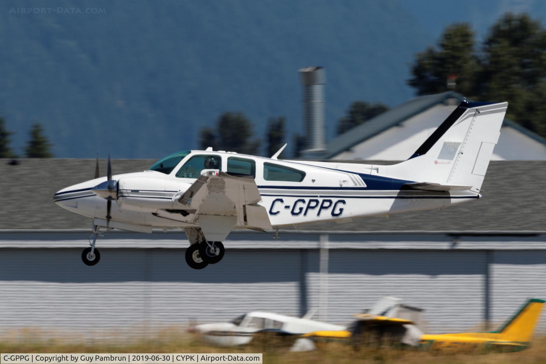 C-GPPG, 1961 Beech N35 Bonanza C/N D-6706, Landing