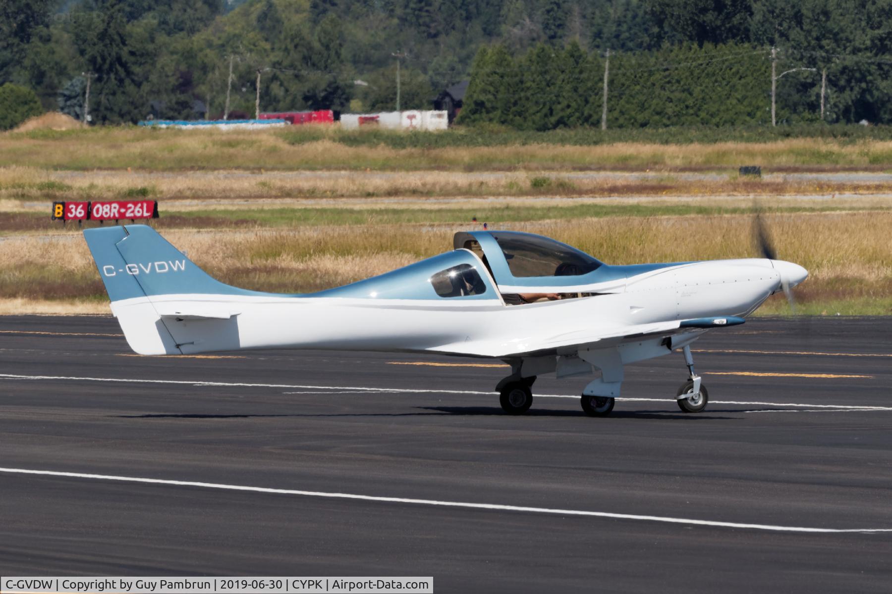 C-GVDW, 1992 Lancair 320 C/N 232-320, Departing