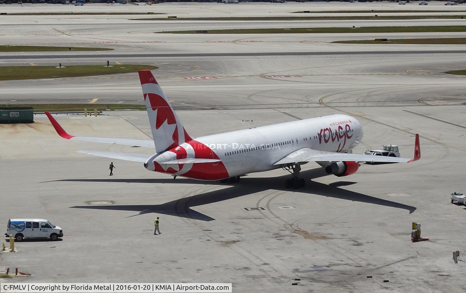 C-FMLV, 1996 Boeing 767-316/ER C/N 26327/621, MIA spotting