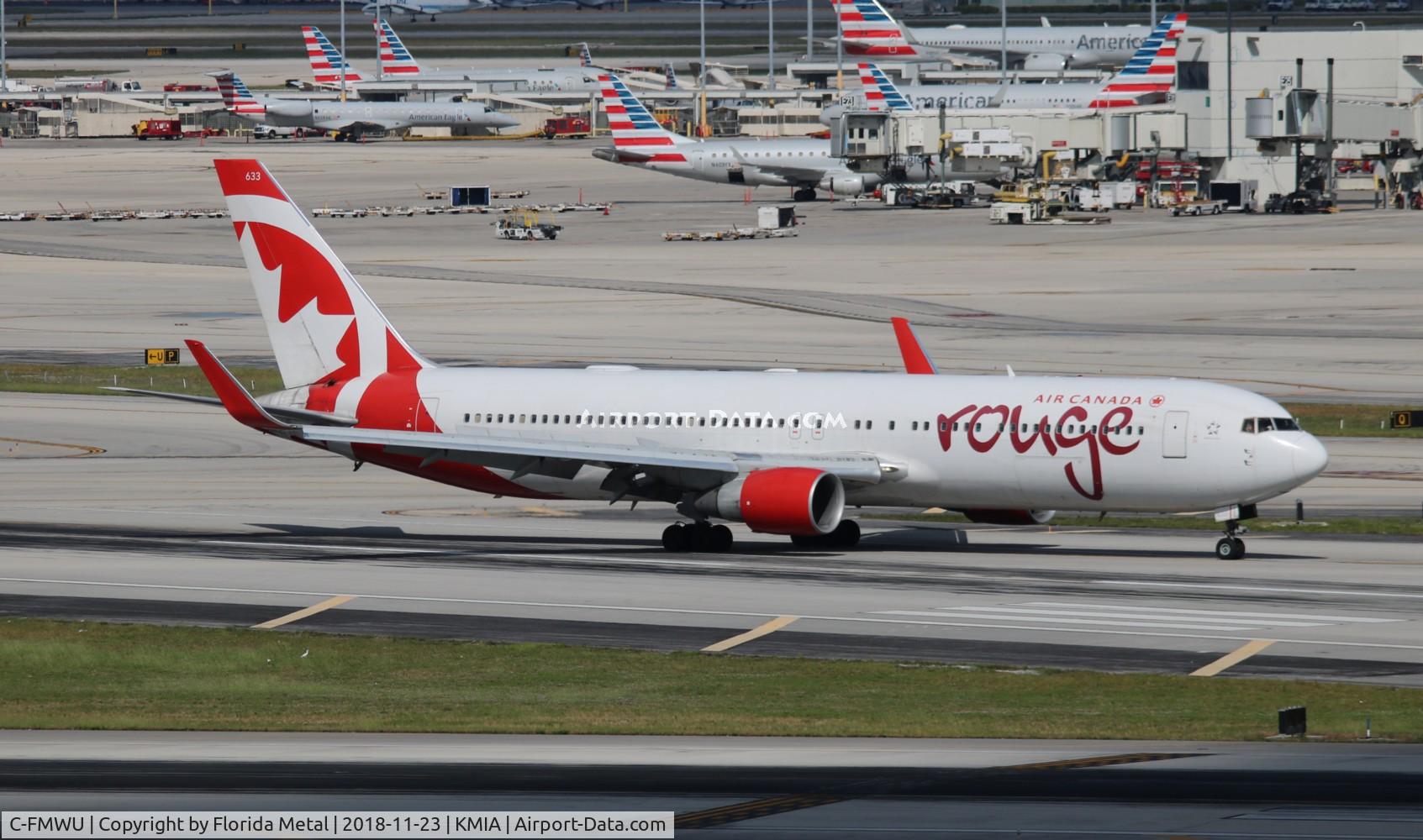 C-FMWU, 1995 Boeing 767-333 C/N 25585, MIA spotting