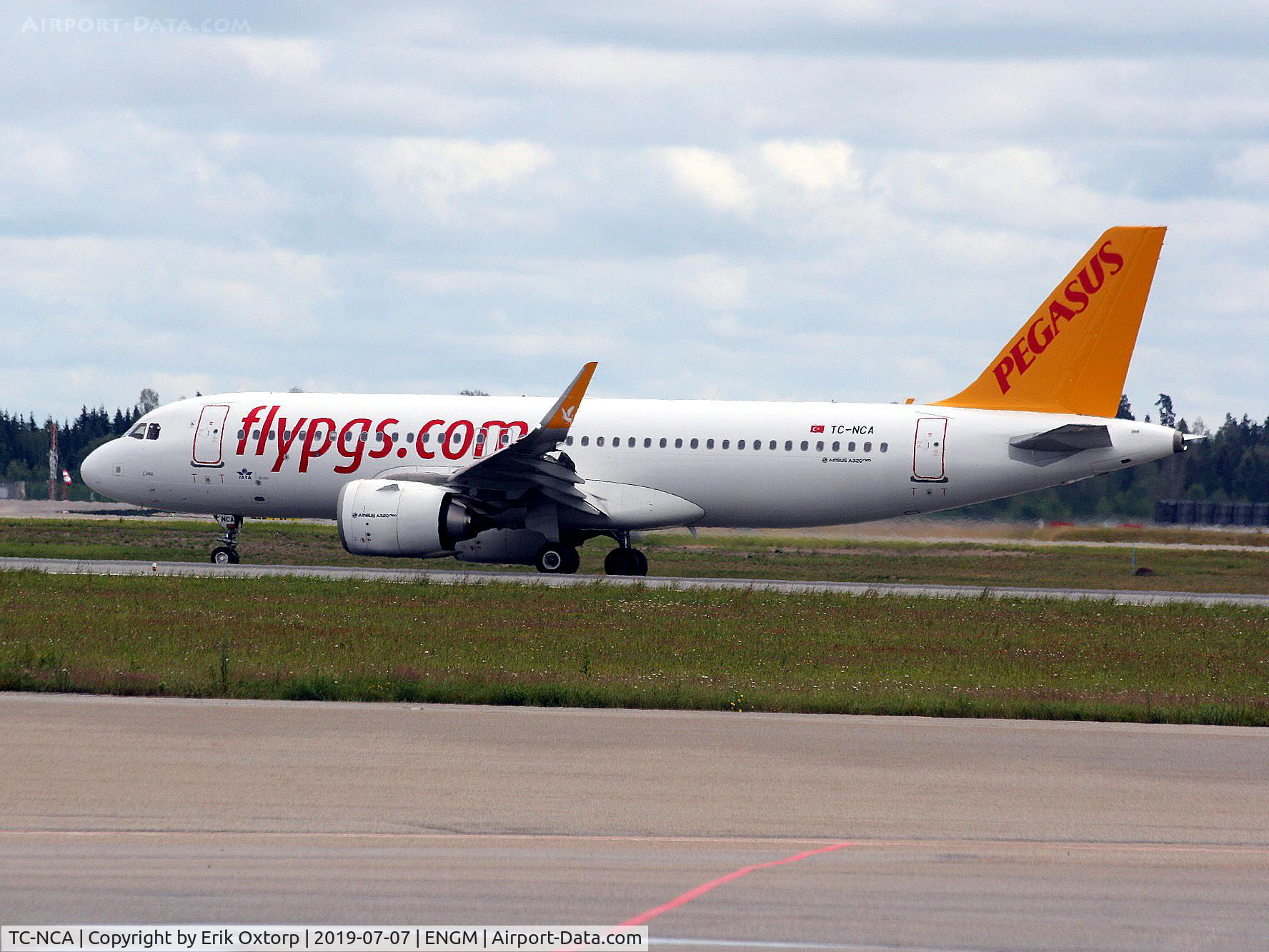 TC-NCA, 2019 Airbus A320-251N C/N 8868, TC-NCA in OSL