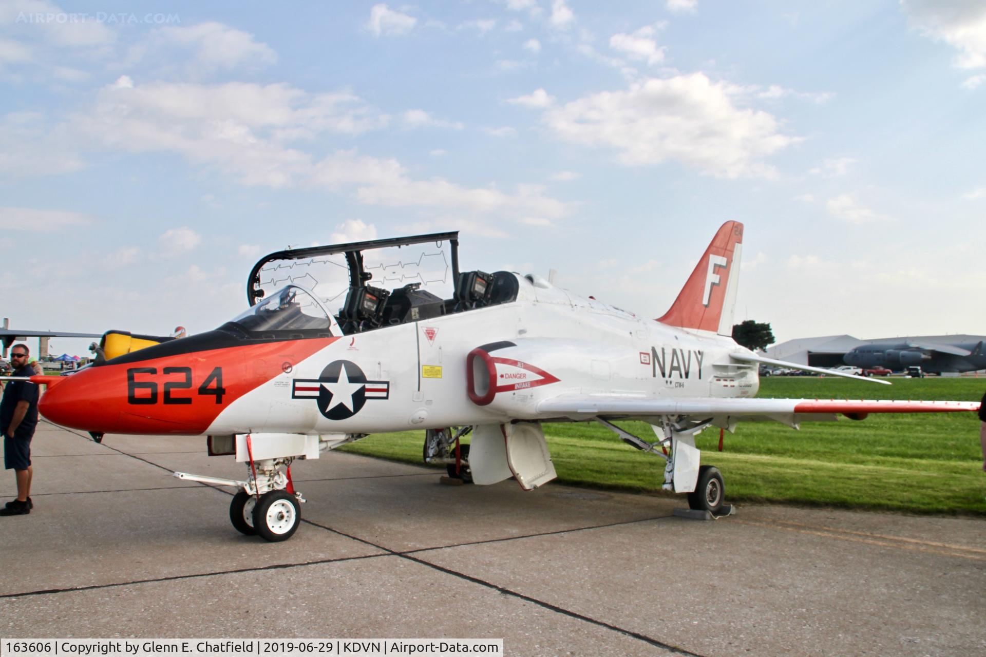 163606, McDonnell Douglas T-45A Goshawk C/N A-008, At the Quad Cities Air Show