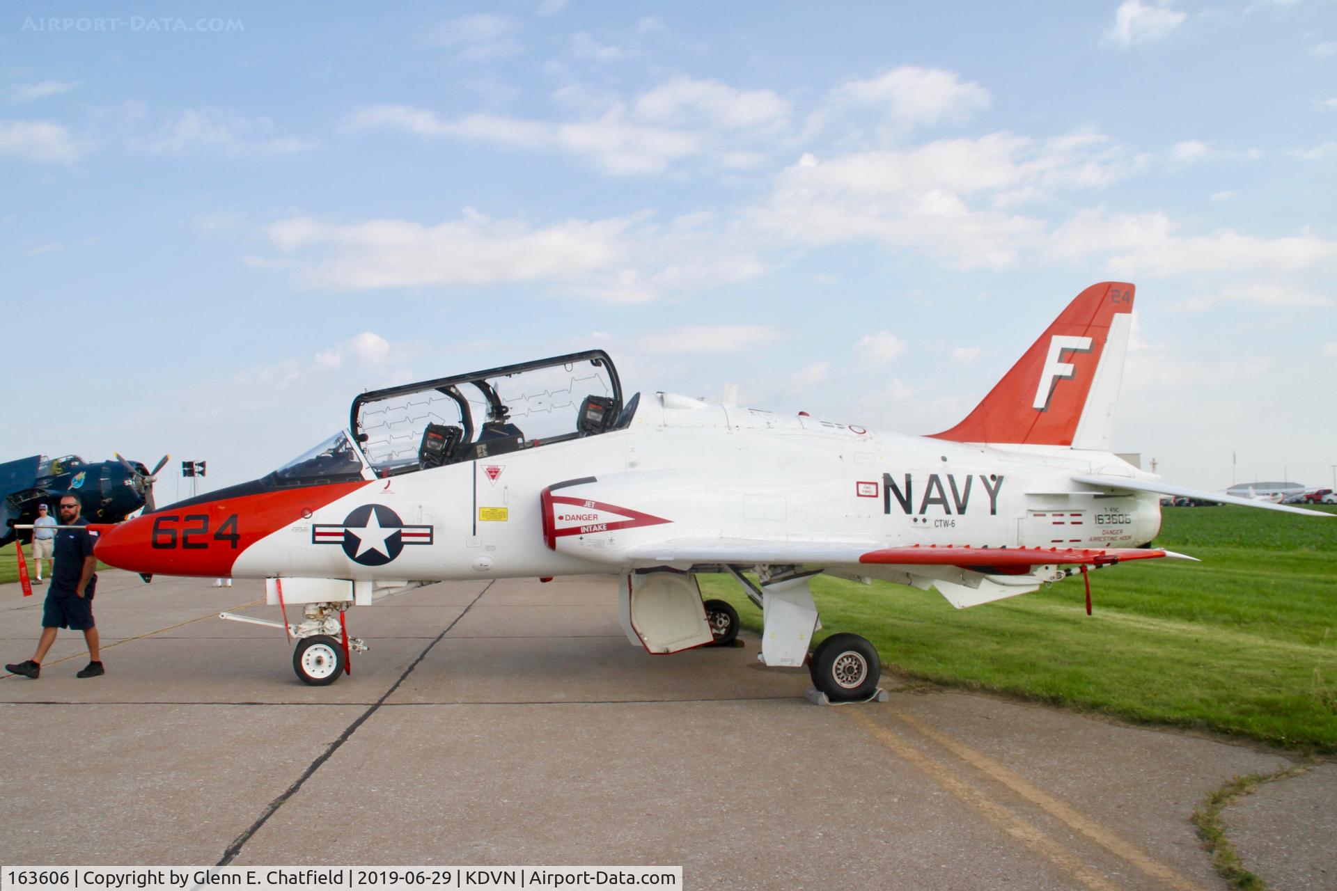 163606, McDonnell Douglas T-45A Goshawk C/N A-008, At the Quad Cities Air Show