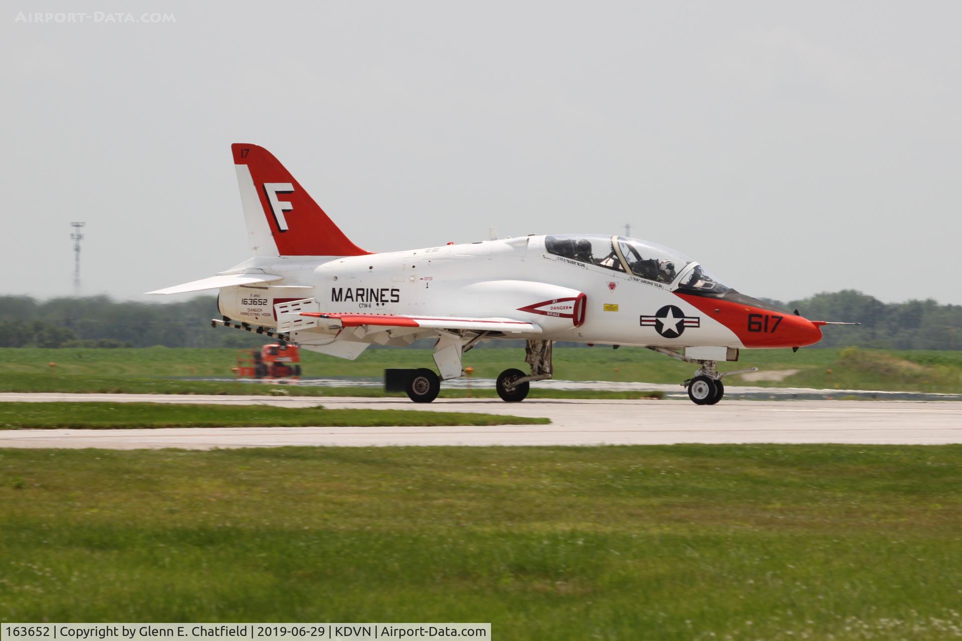 163652, McDonnell Douglas T-45C Goshawk C/N A054, At the Quad Cities Air Show