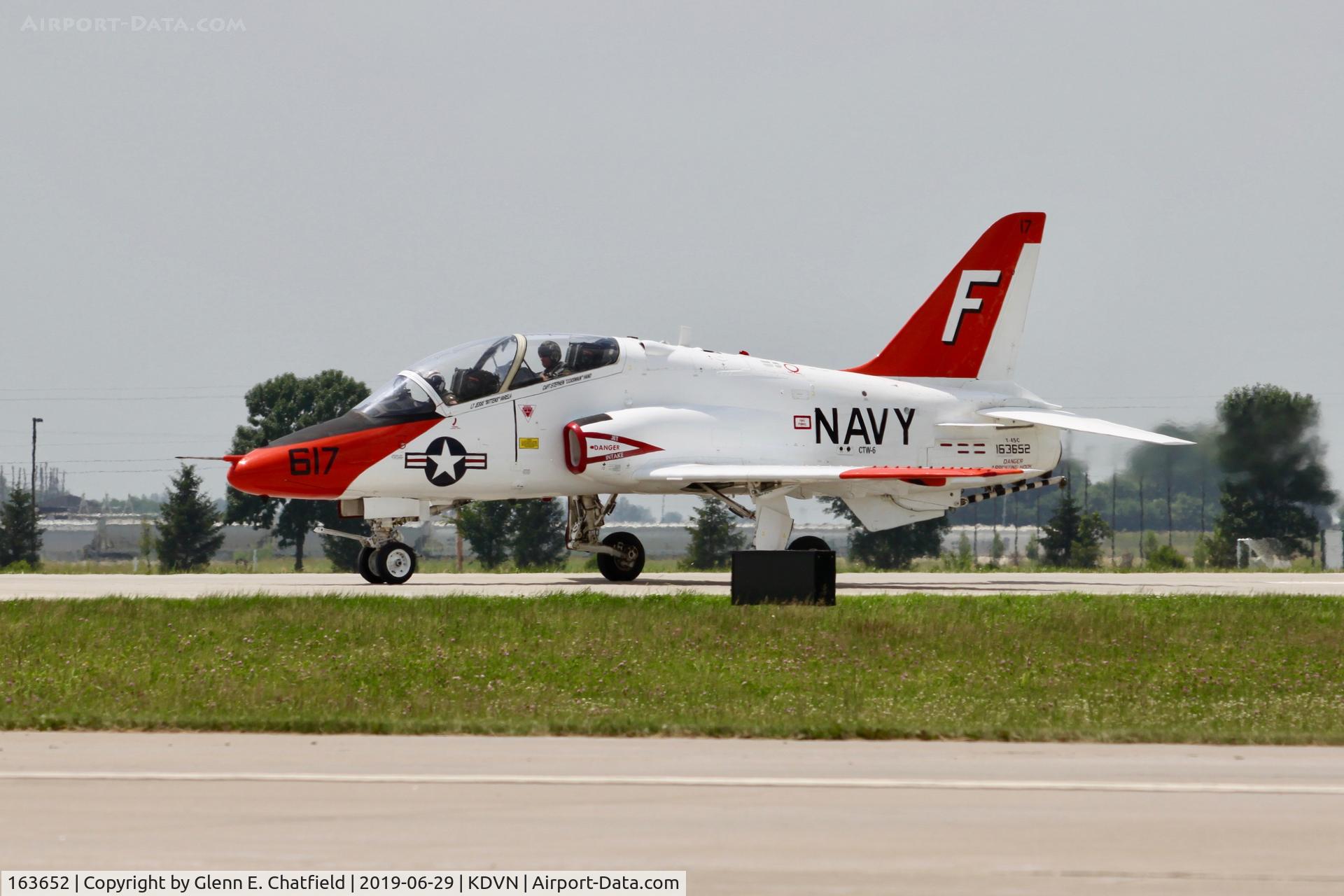 163652, McDonnell Douglas T-45C Goshawk C/N A054, At the Quad Cities Air Show